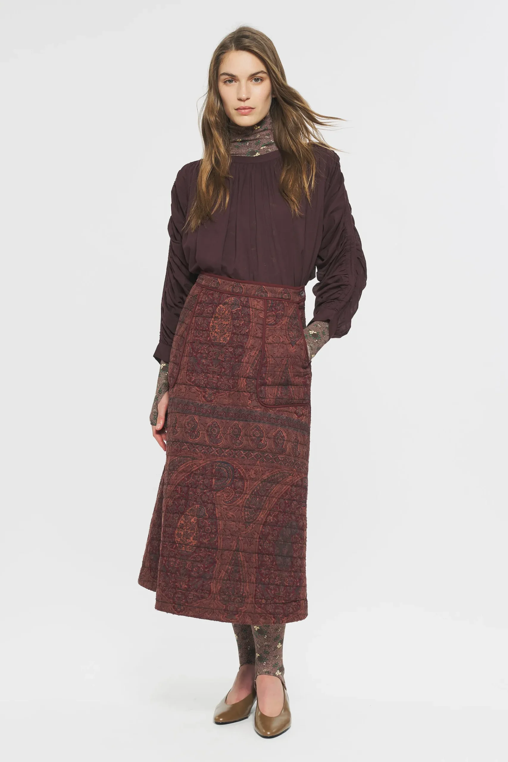 ANTIK BATIK Angelie Blouse Red Cheap