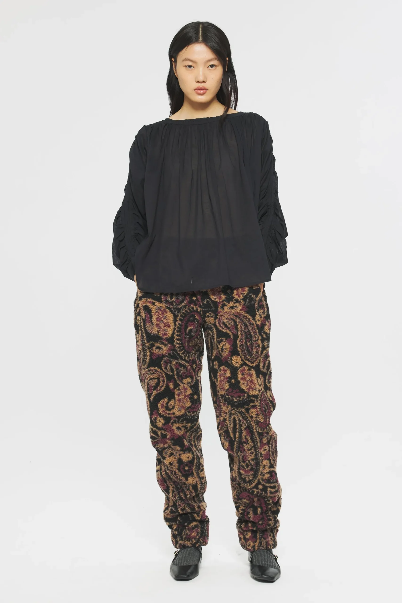 ANTIK BATIK Angelie Blouse Black Flash Sale