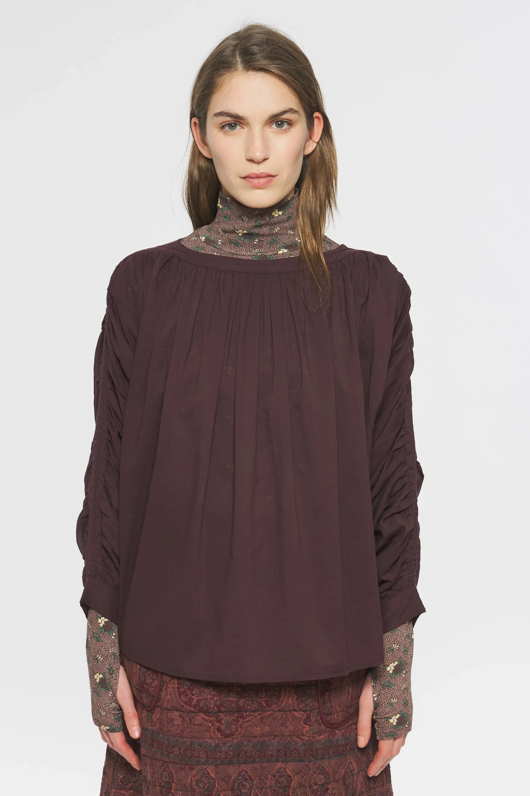 ANTIK BATIK Angelie Blouse Red Cheap
