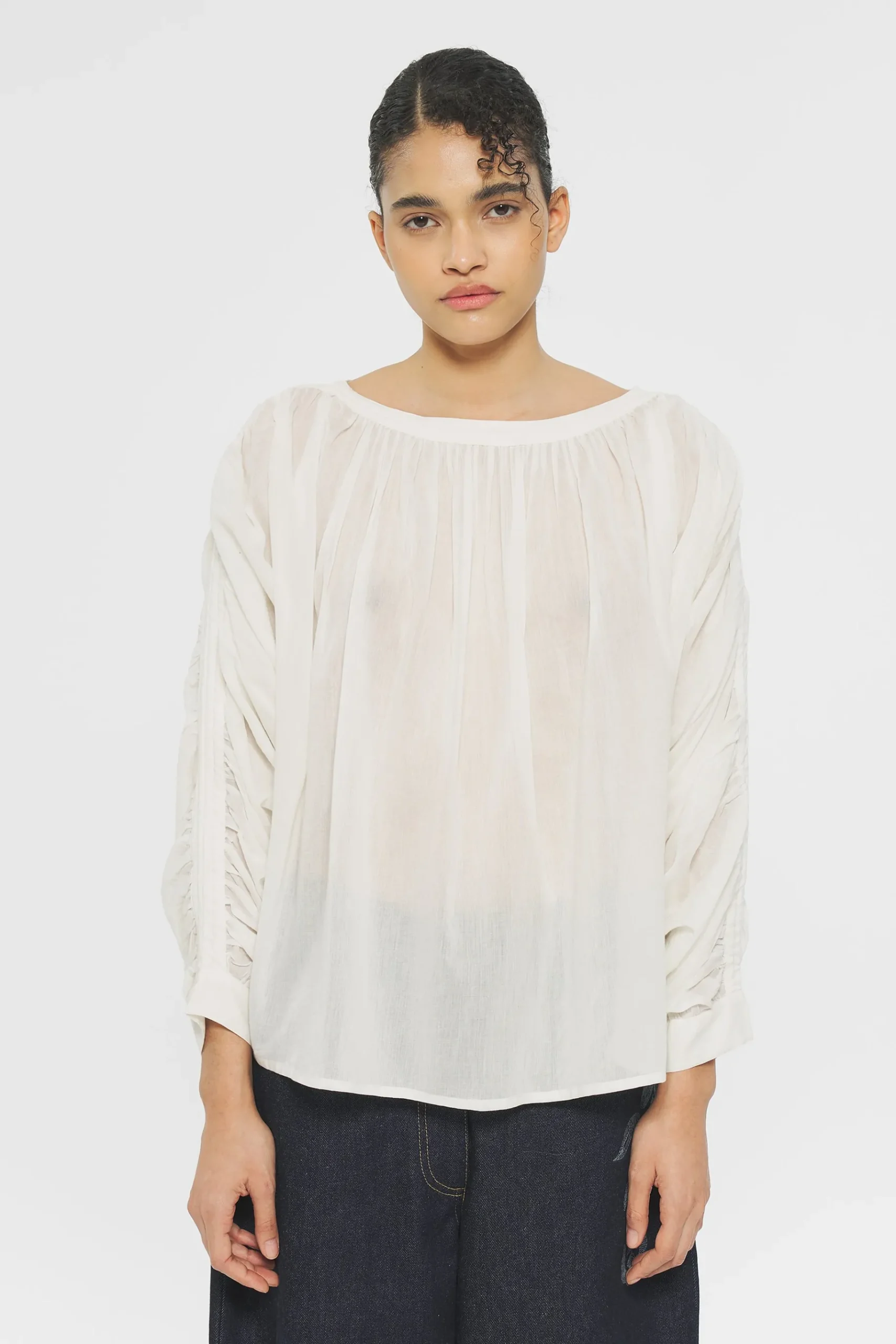 ANTIK BATIK Angelie Blouse Cream Fashion