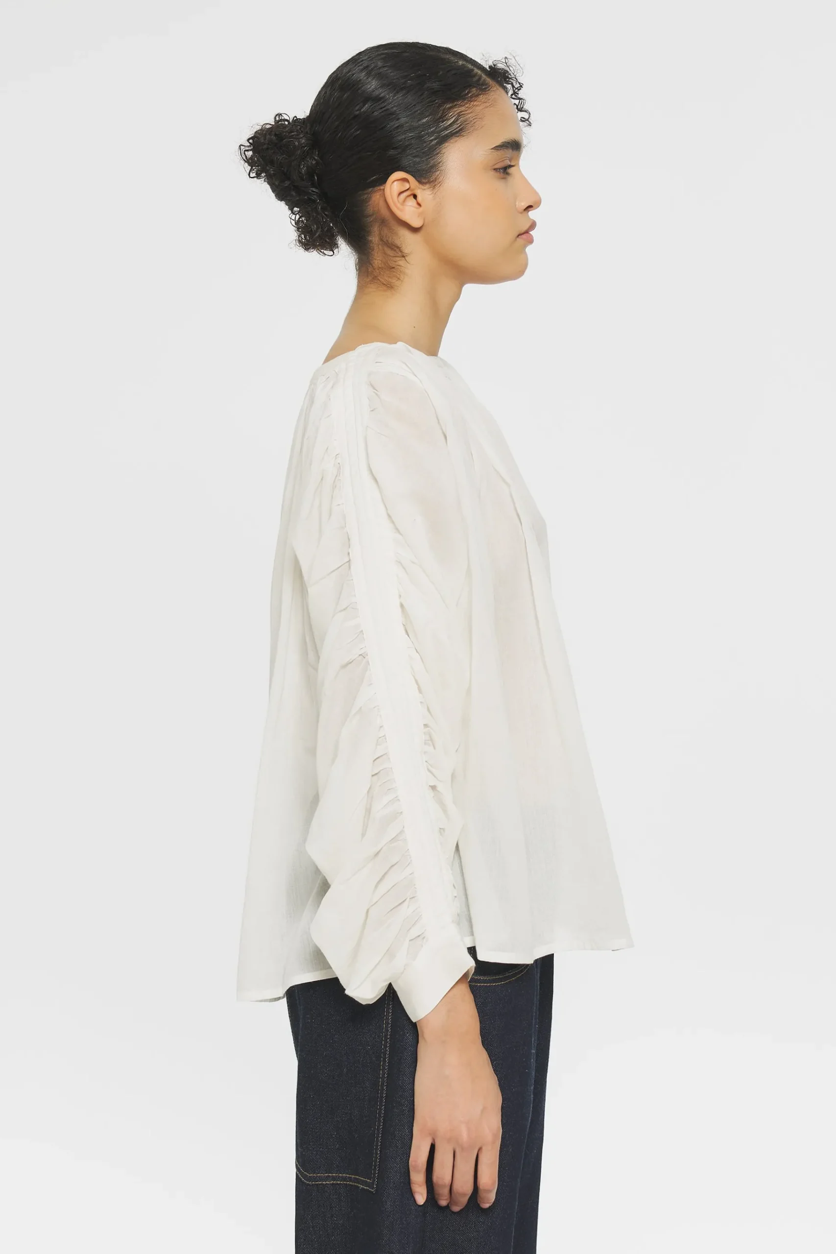 ANTIK BATIK Angelie Blouse Cream Fashion