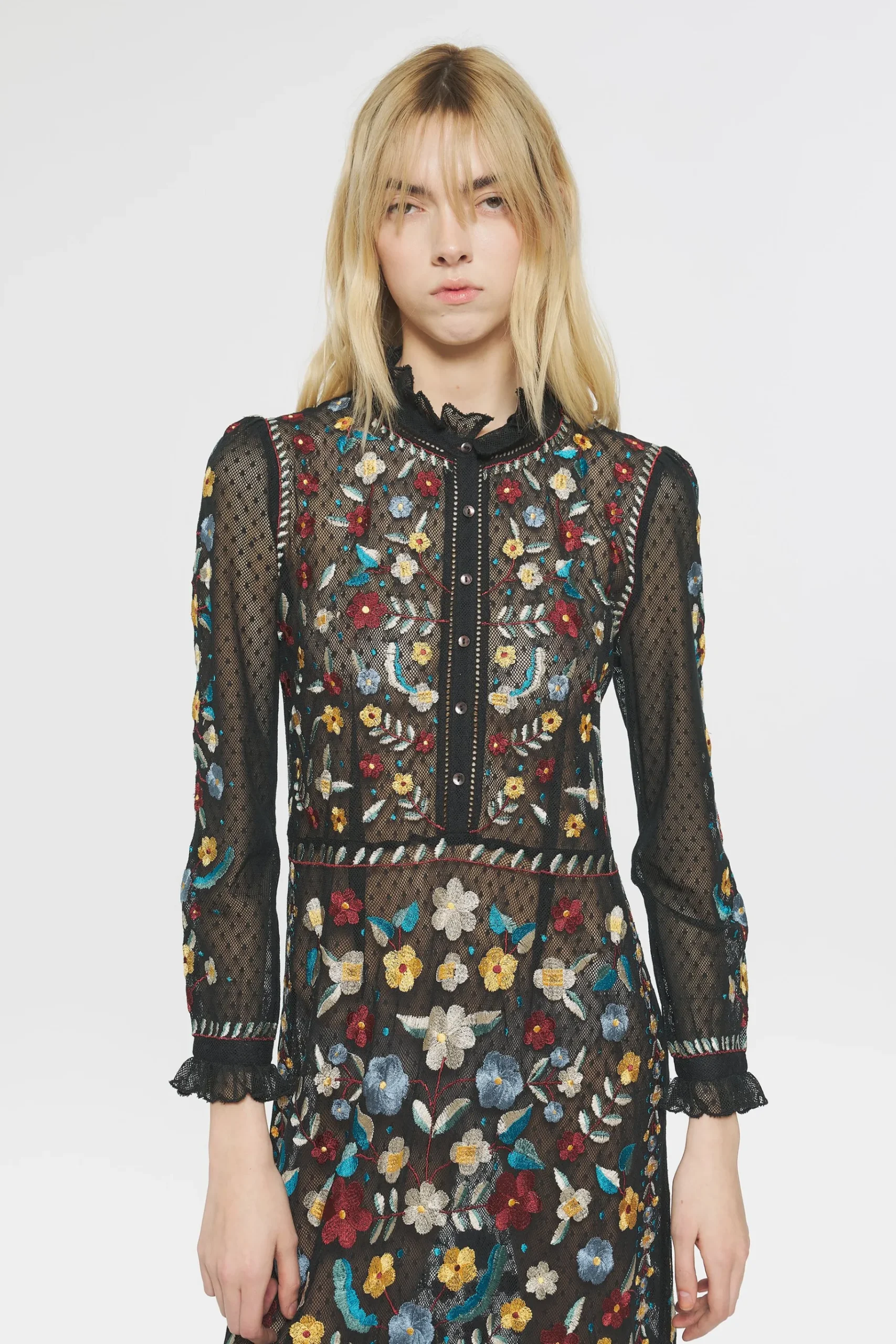 ANTIK BATIK Ariani Embroidered maxi dress Outlet