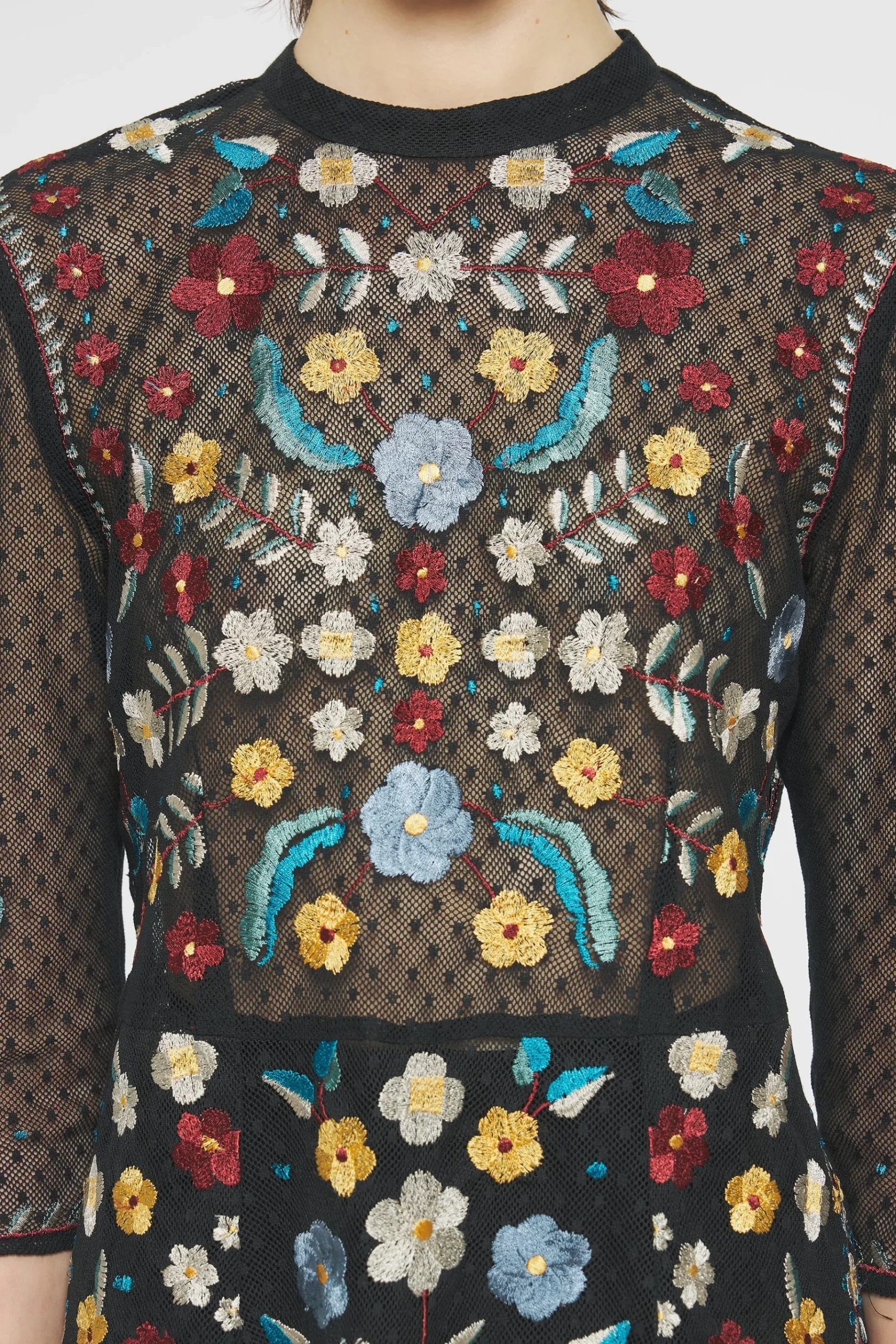 ANTIK BATIK Ariani Embroidered mini dress Shop