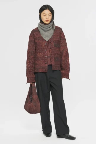 ANTIK BATIK Bag Taja Burgundy Hot
