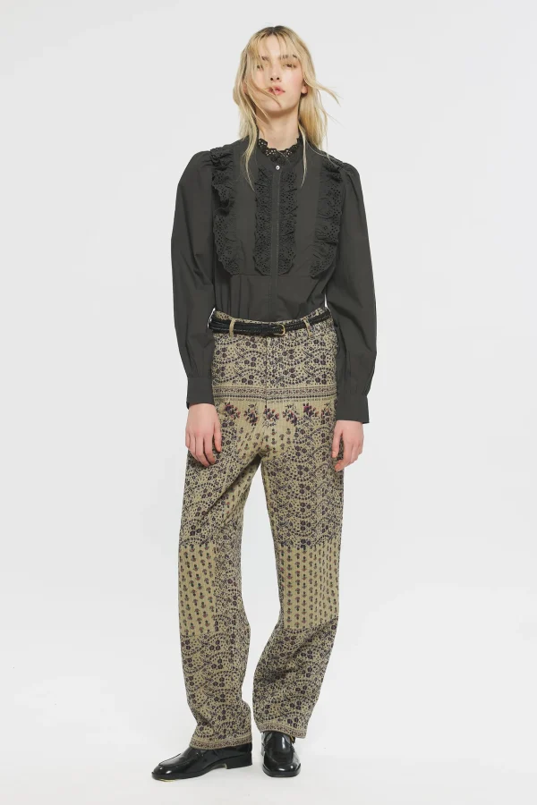 ANTIK BATIK Charlotte Blouse Black Outlet