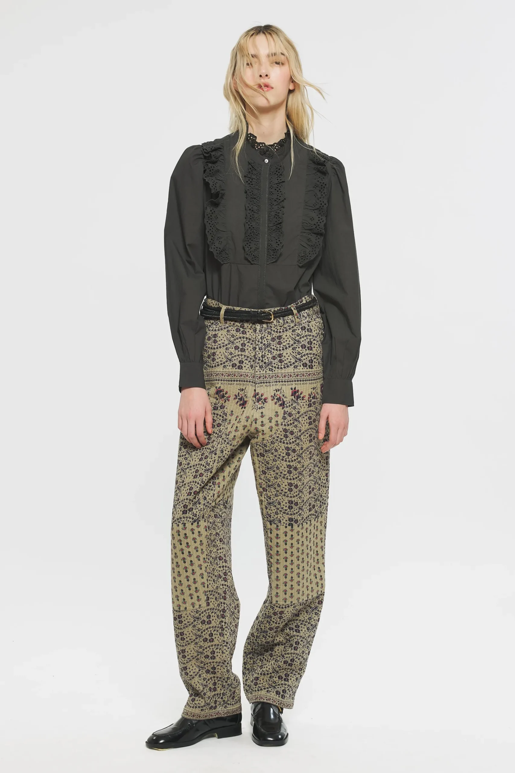 ANTIK BATIK Charlotte Blouse Black Outlet
