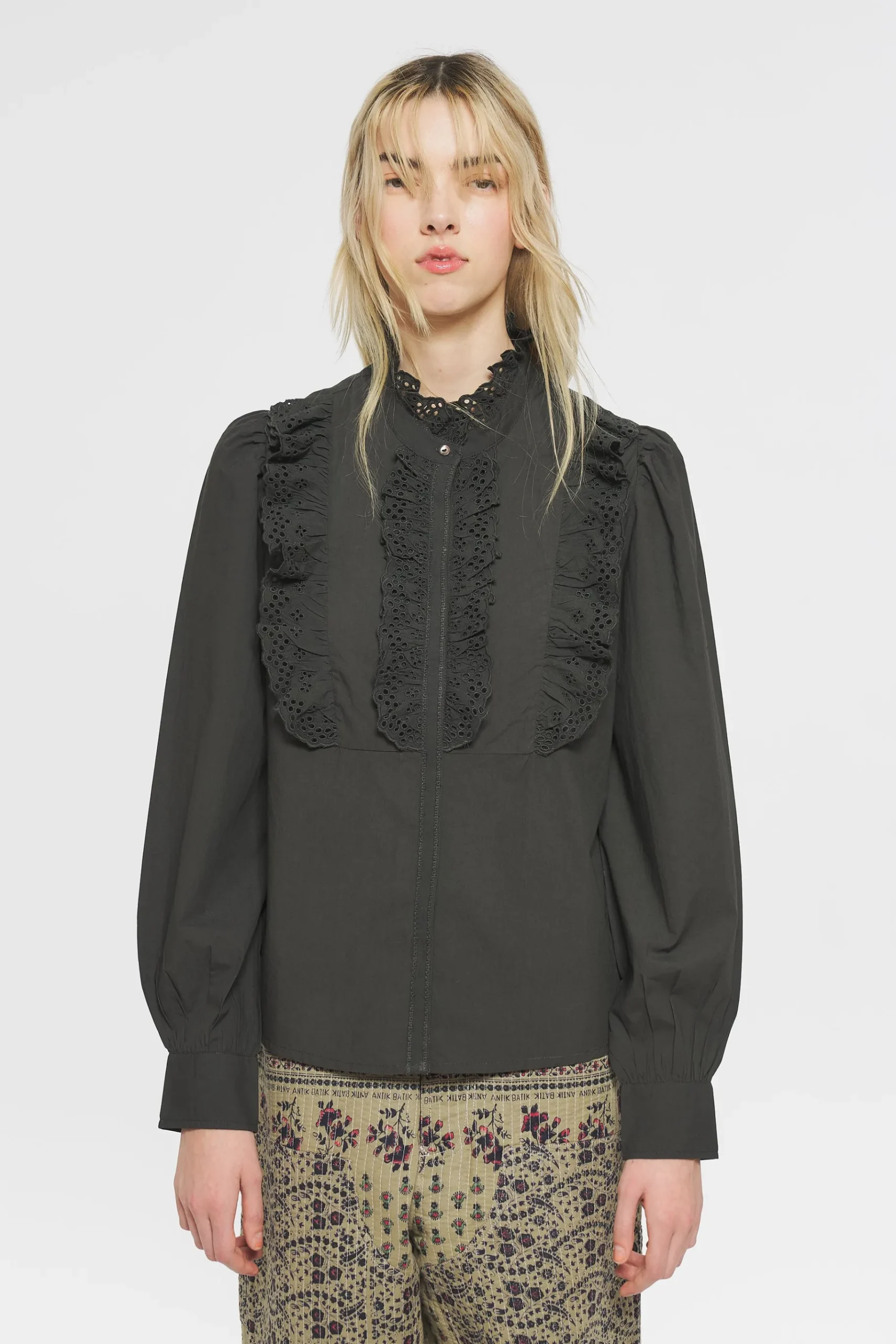 ANTIK BATIK Charlotte Blouse Black Outlet