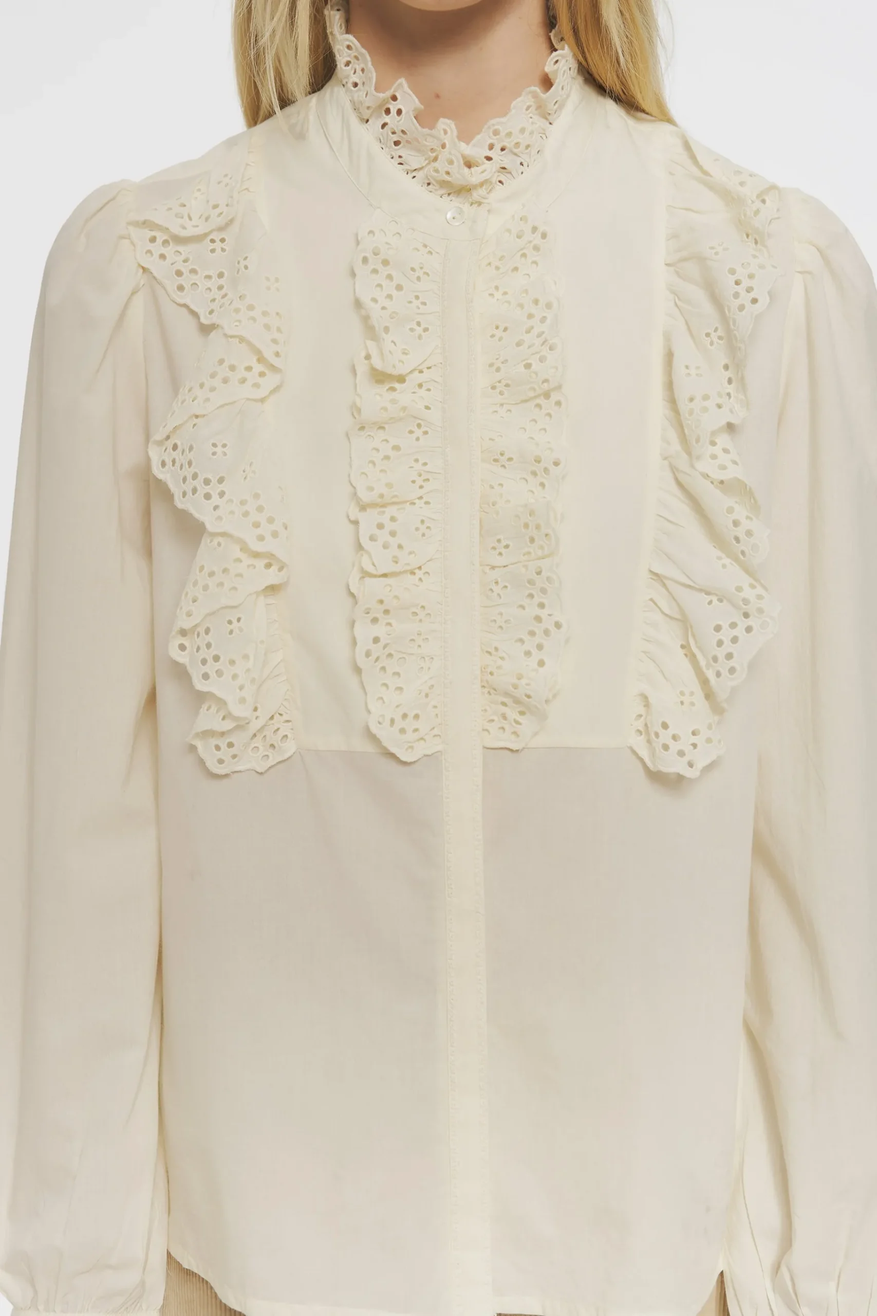 ANTIK BATIK Charlotte Blouse Cream Flash Sale