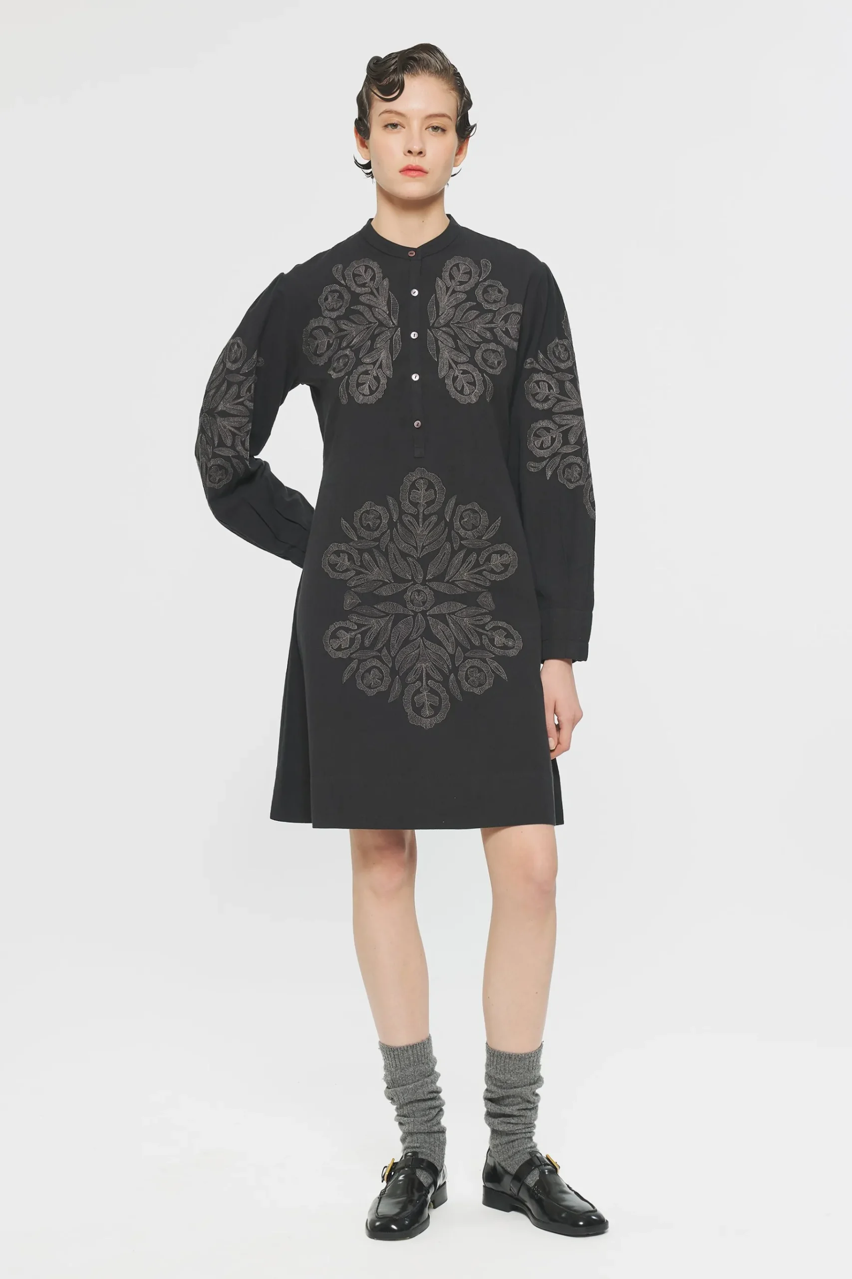 ANTIK BATIK Eglantine Embroidered mini dress Discount