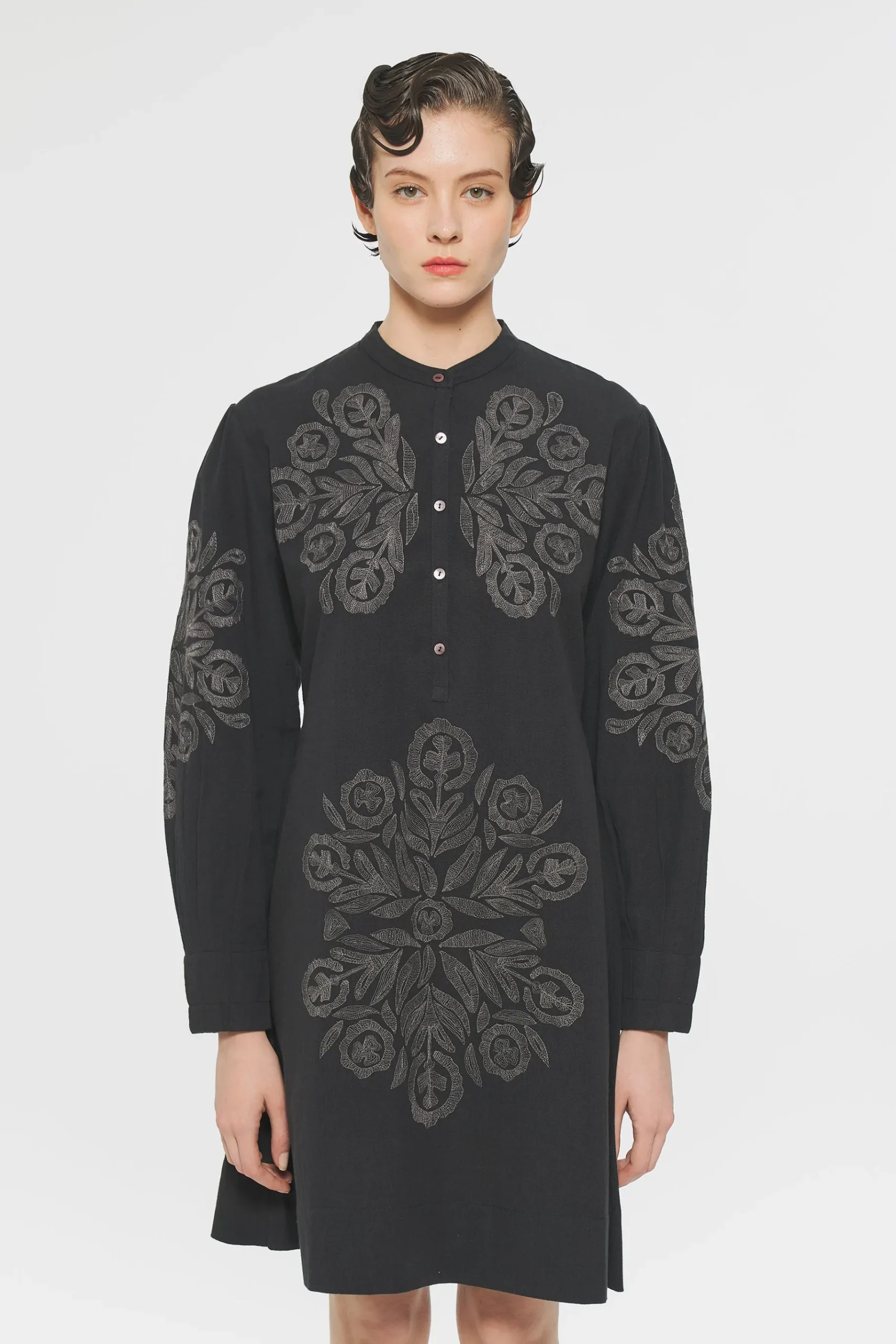 ANTIK BATIK Eglantine Embroidered mini dress Discount