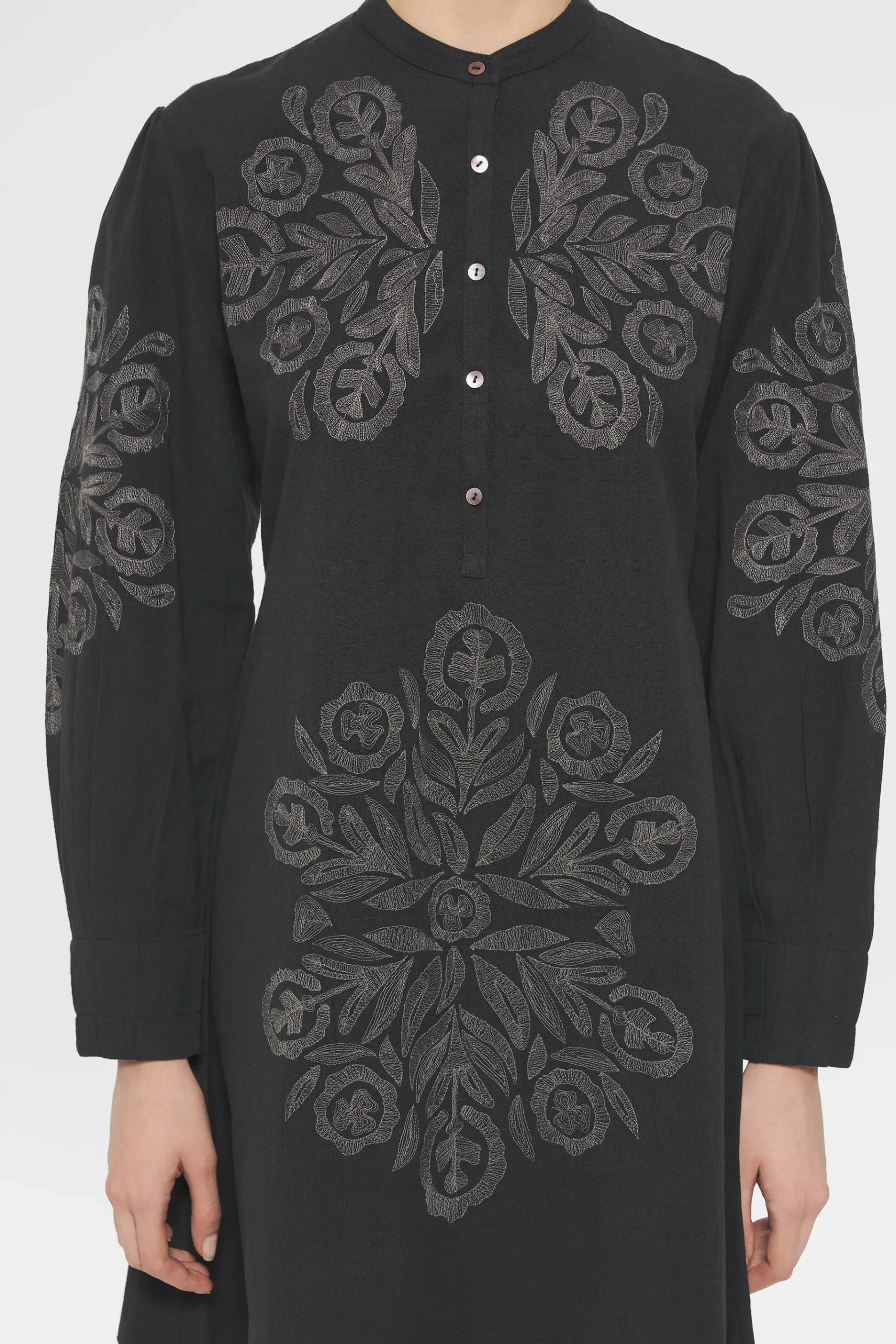 ANTIK BATIK Eglantine Embroidered mini dress Discount