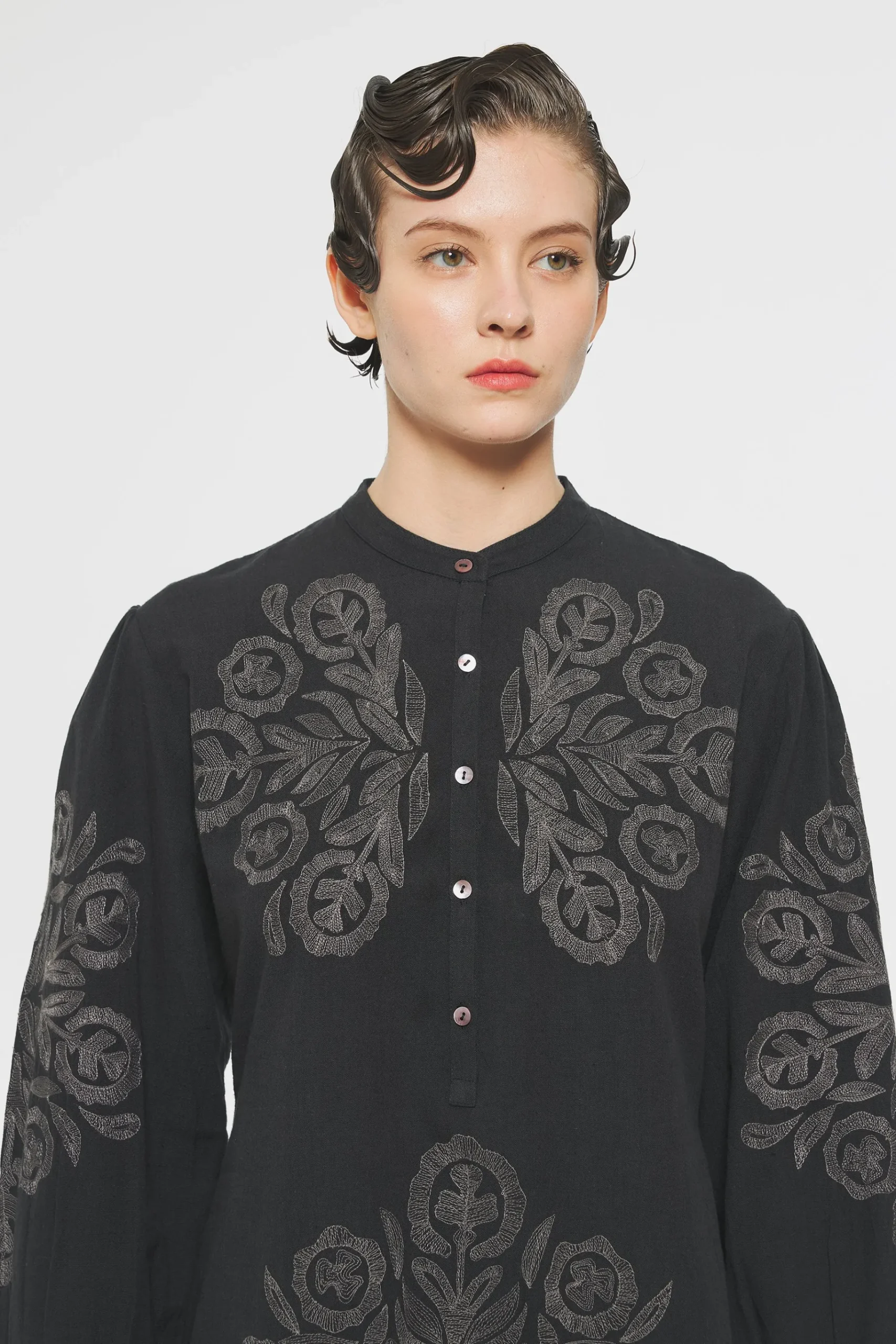 ANTIK BATIK Eglantine Embroidered mini dress Discount