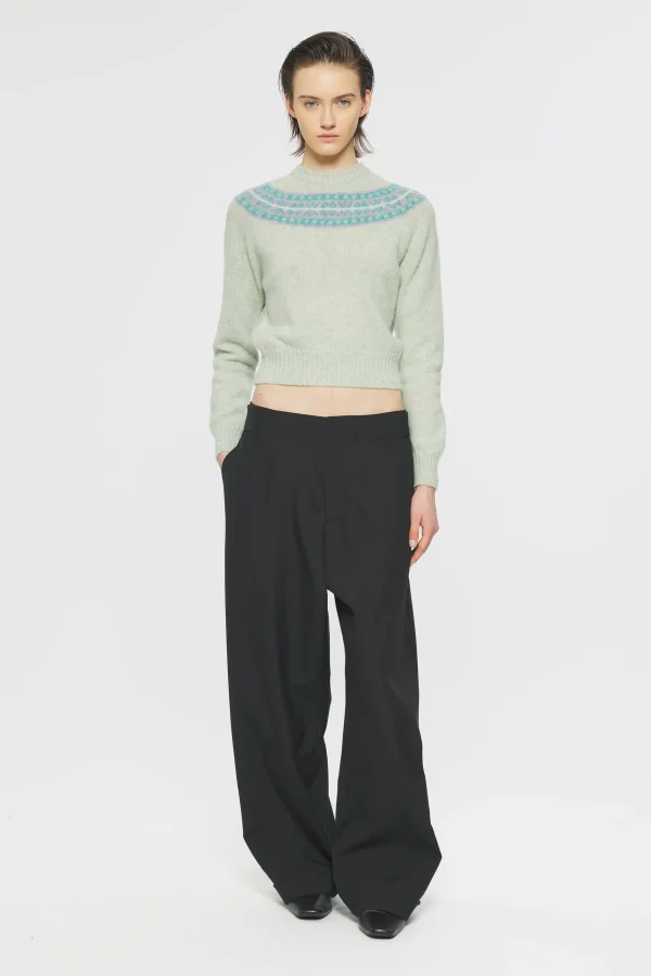 ANTIK BATIK Ewan Shetland jumper Blue Store