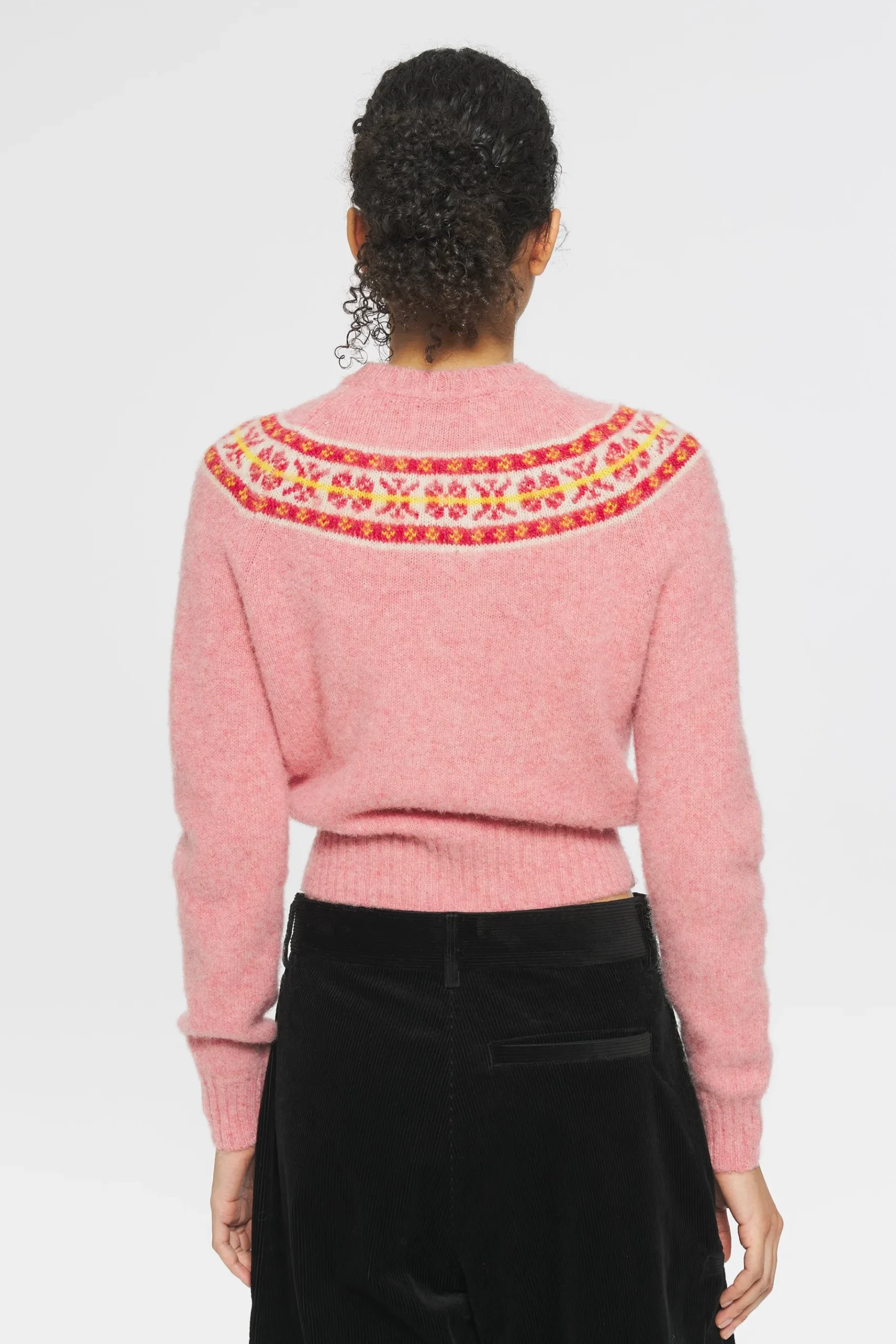 ANTIK BATIK Ewan Shetland jumper Pink Sale