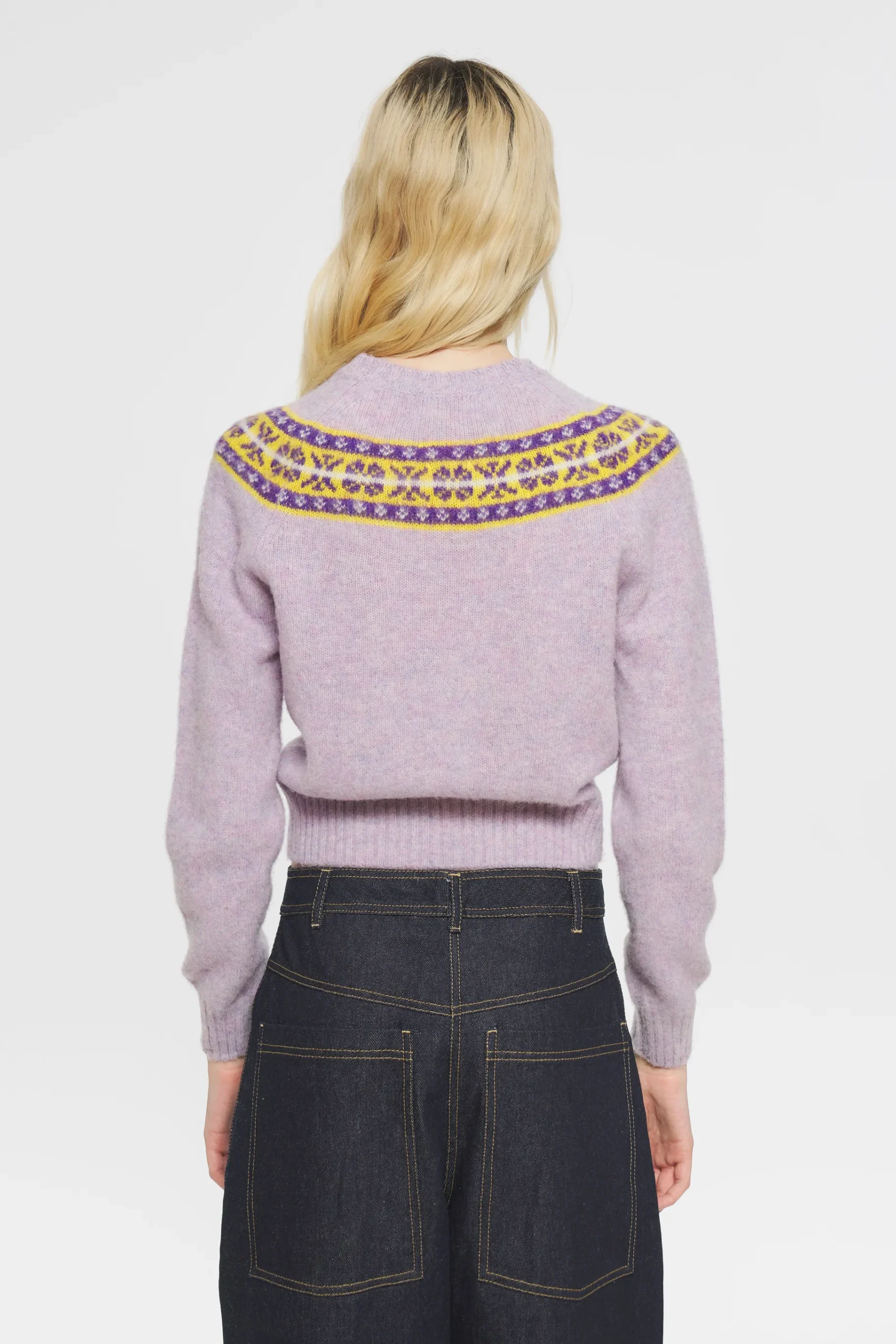 ANTIK BATIK Ewan Shetland jumper Purple Best Sale