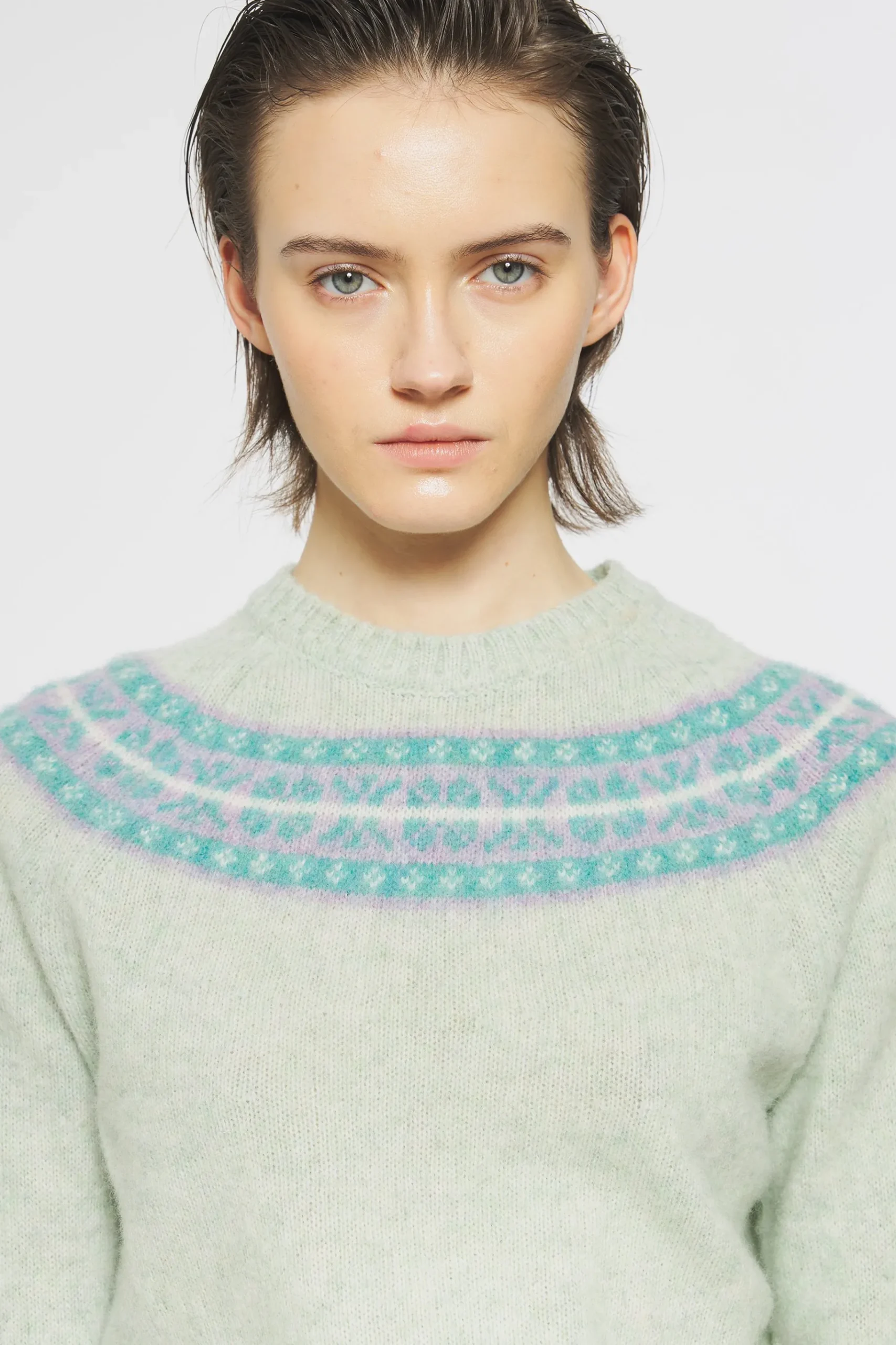 ANTIK BATIK Ewan Shetland jumper Blue Store