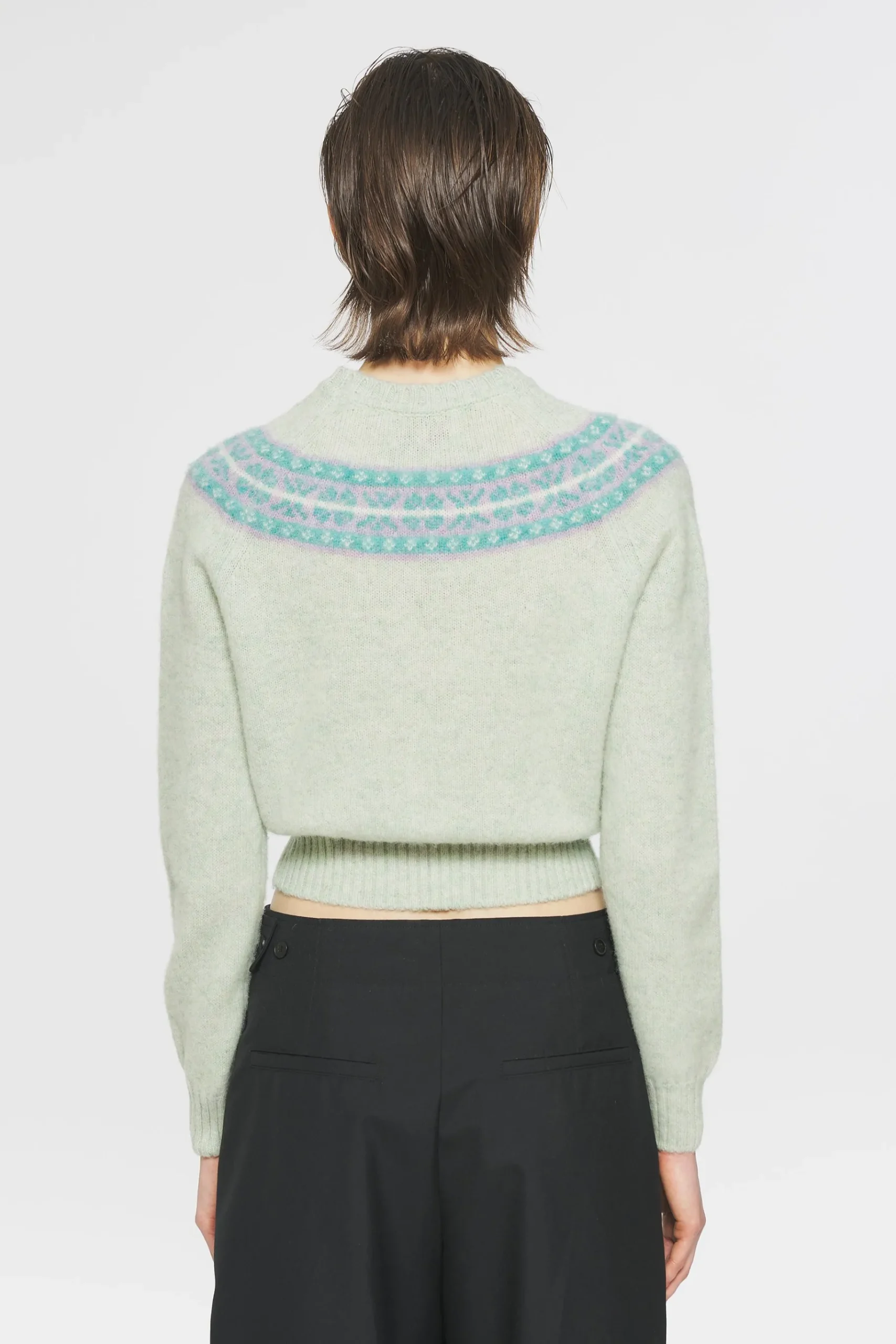 ANTIK BATIK Ewan Shetland jumper Blue Store