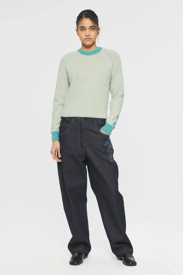 ANTIK BATIK Fergus Shetland jumper Blue Store