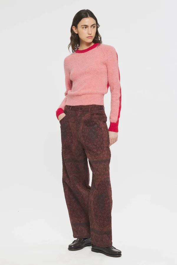 ANTIK BATIK Fergus Shetland jumper Pink Online