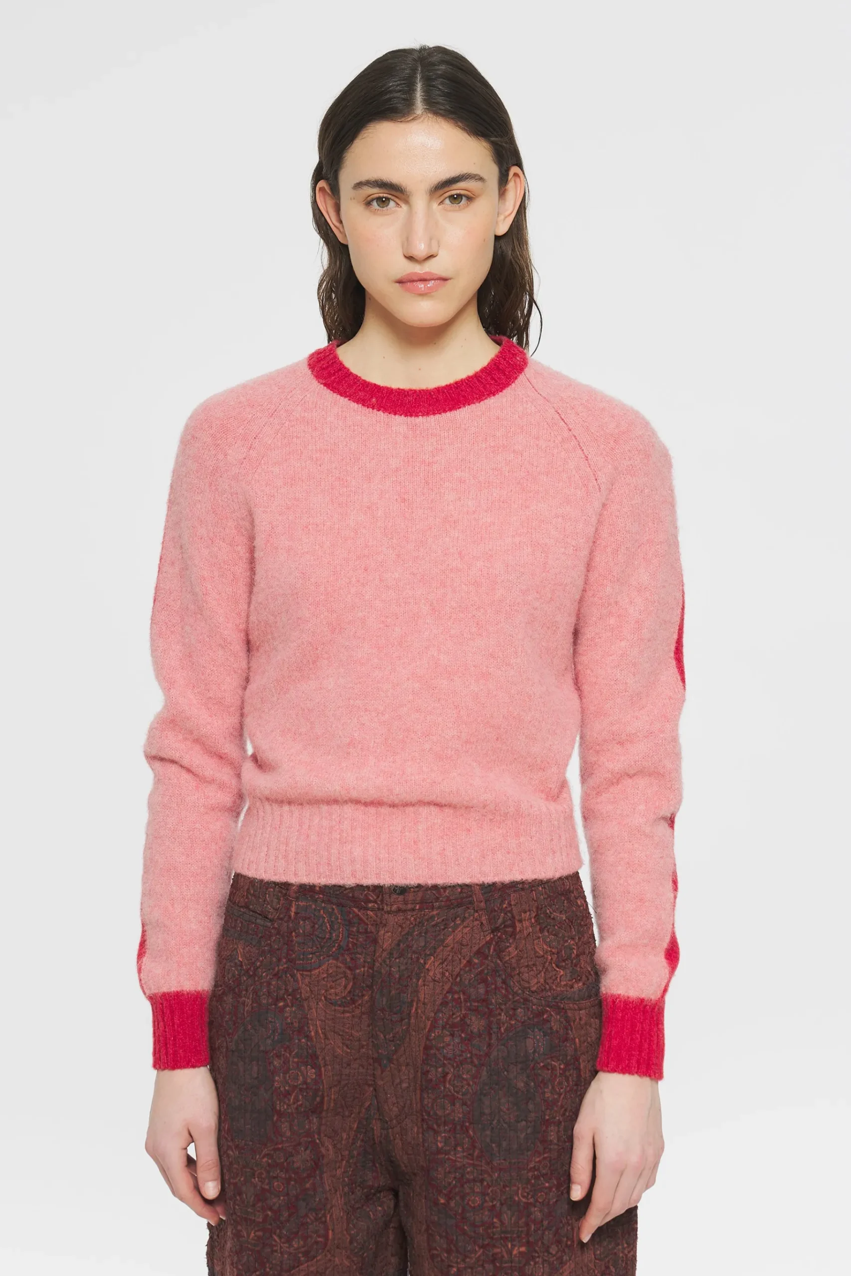 ANTIK BATIK Fergus Shetland jumper Pink Online