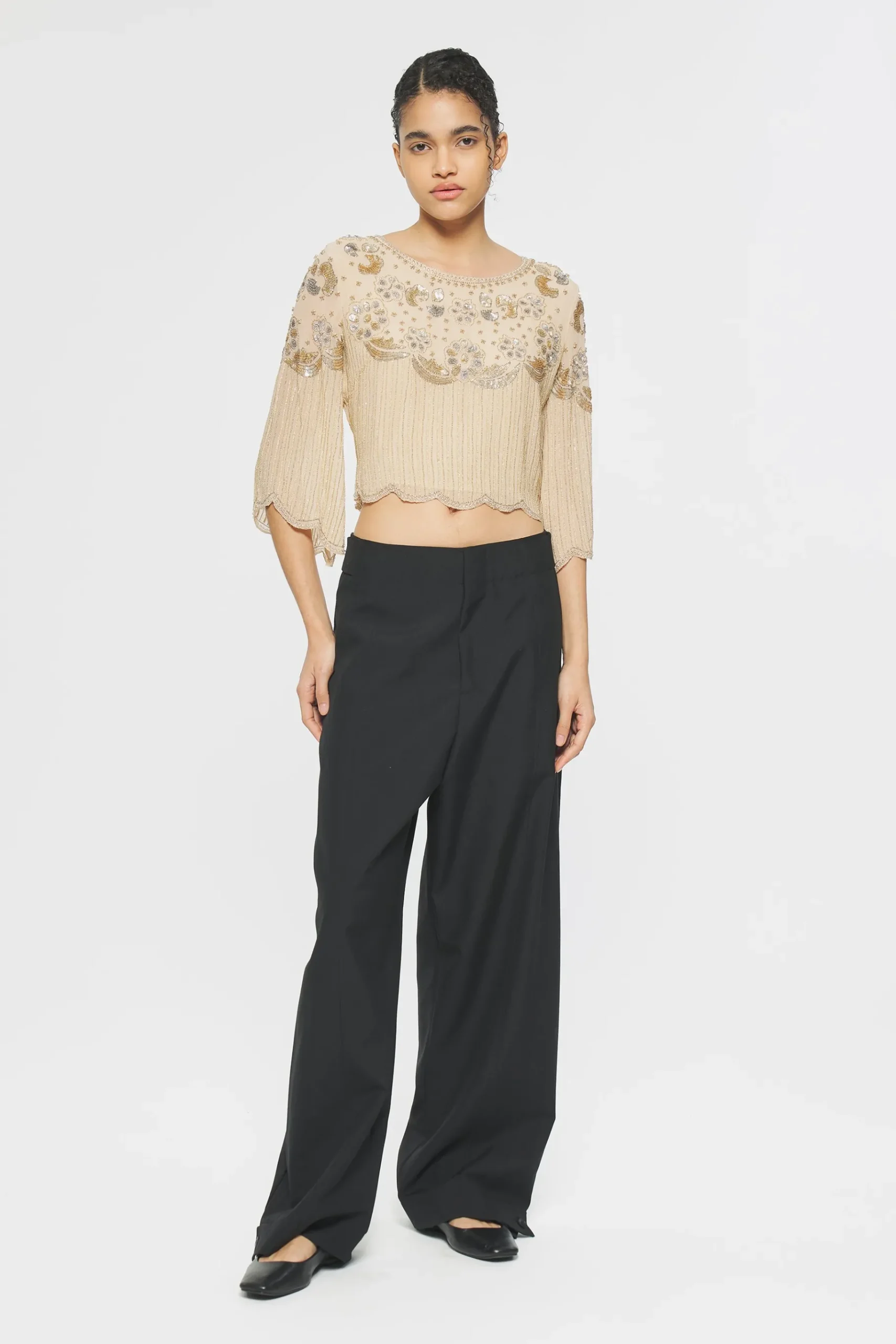 ANTIK BATIK Gadsby Sequin top New