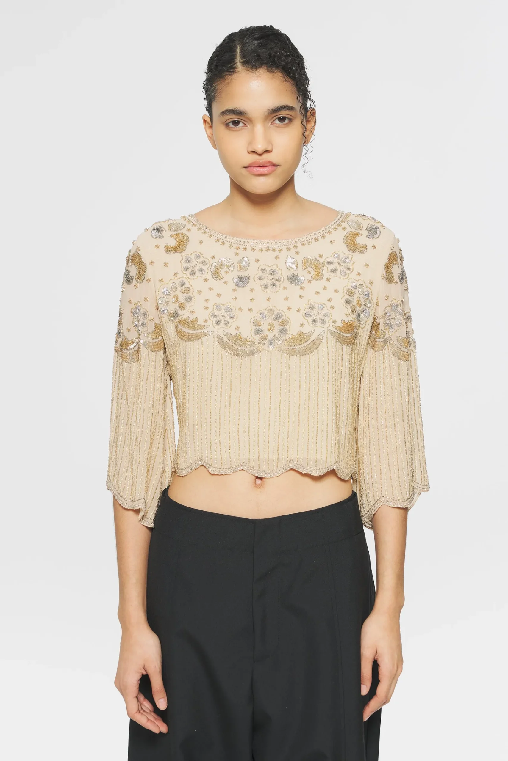 ANTIK BATIK Gadsby Sequin top New