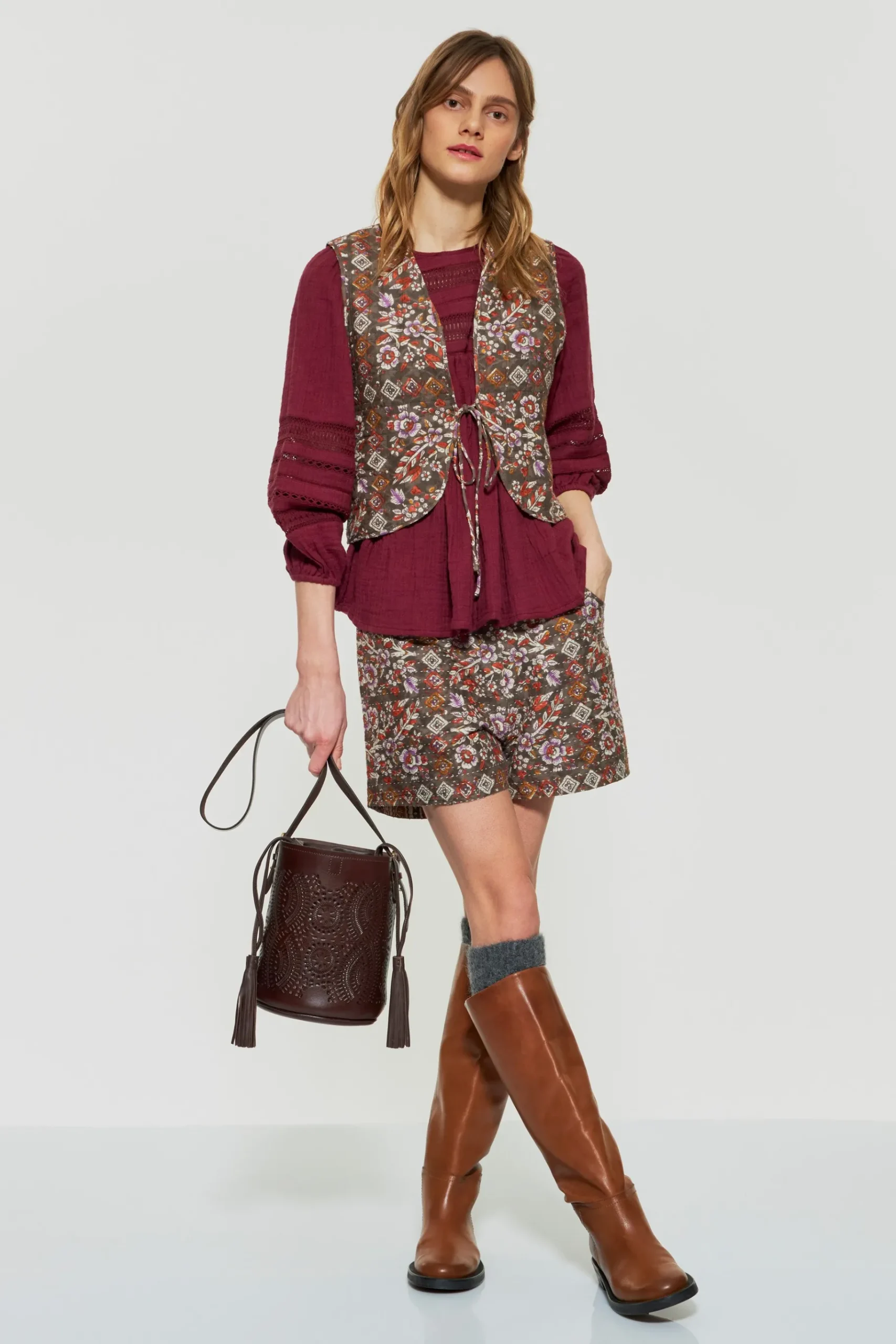 ANTIK BATIK Galy bucket bag Brown Fashion