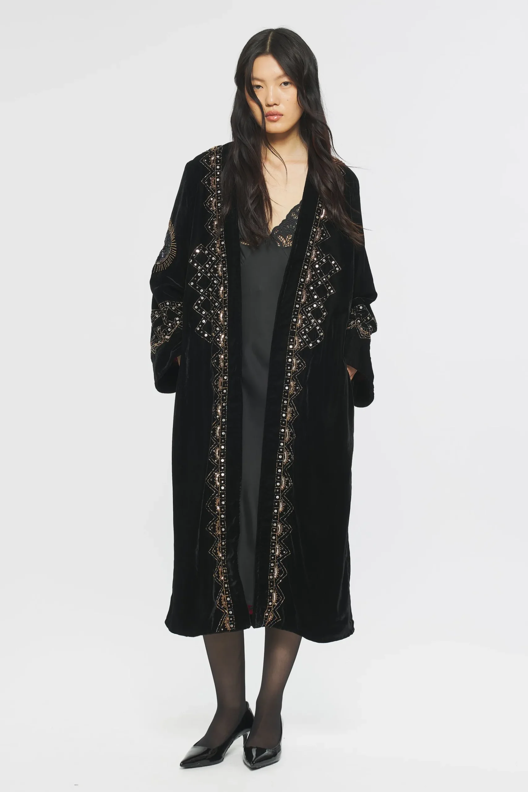 ANTIK BATIK Illuminati Sequin coat Flash Sale