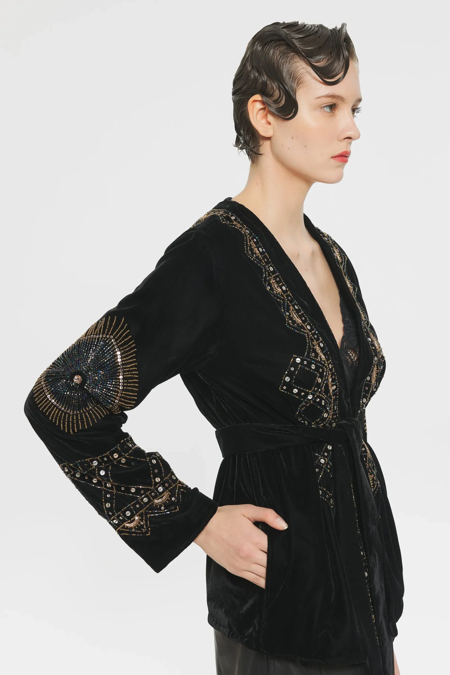 ANTIK BATIK Illuminati Sequin jacket Best