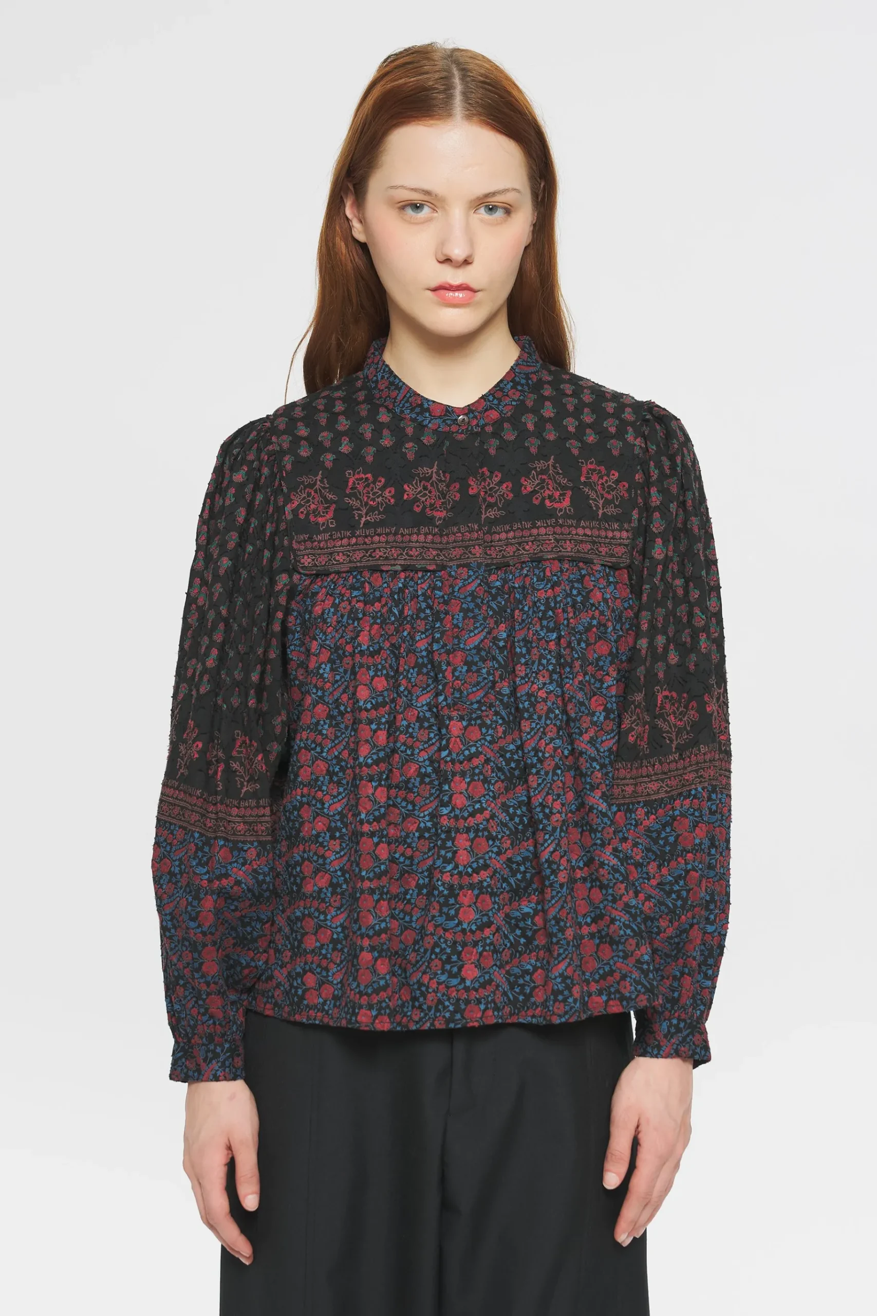 ANTIK BATIK Irina Print blouse Black Cheap