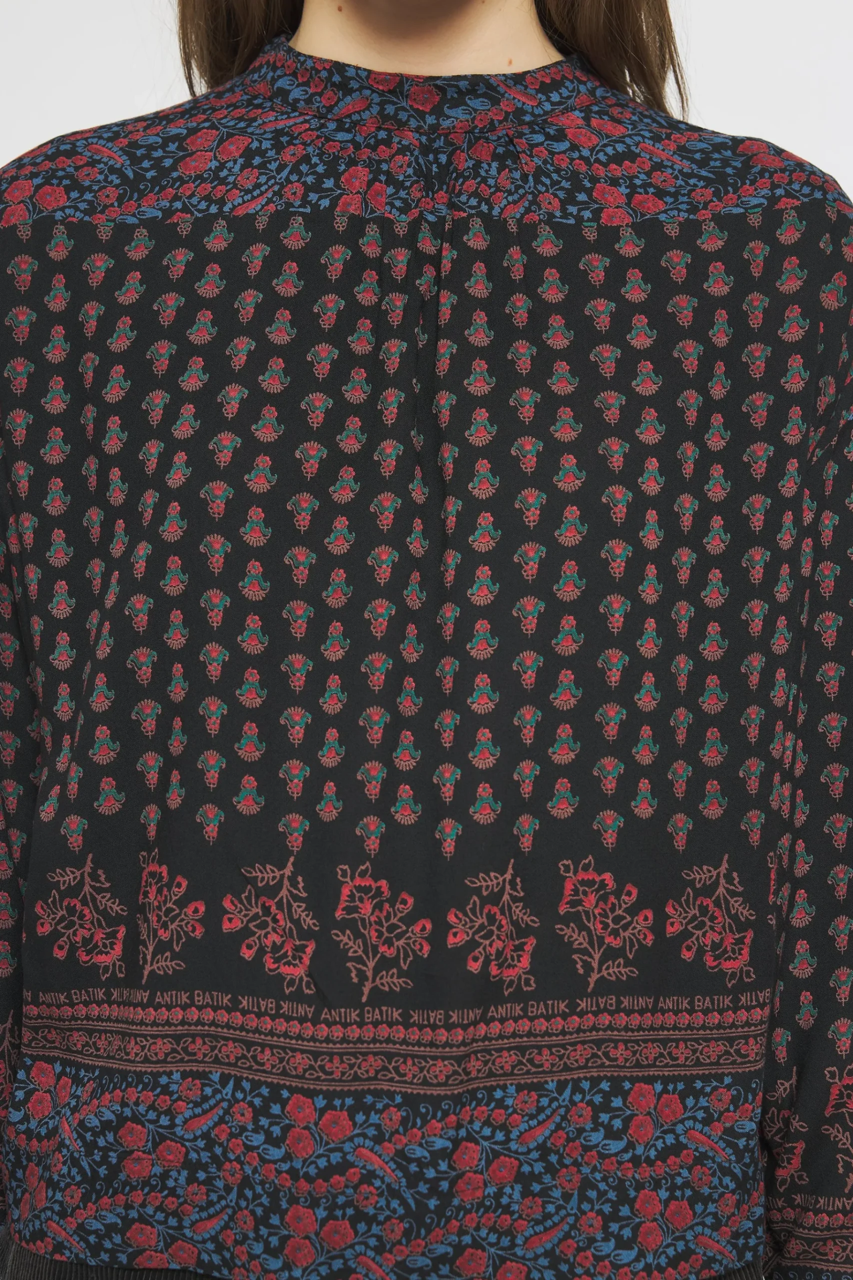 ANTIK BATIK Irina Print blouse Black Store