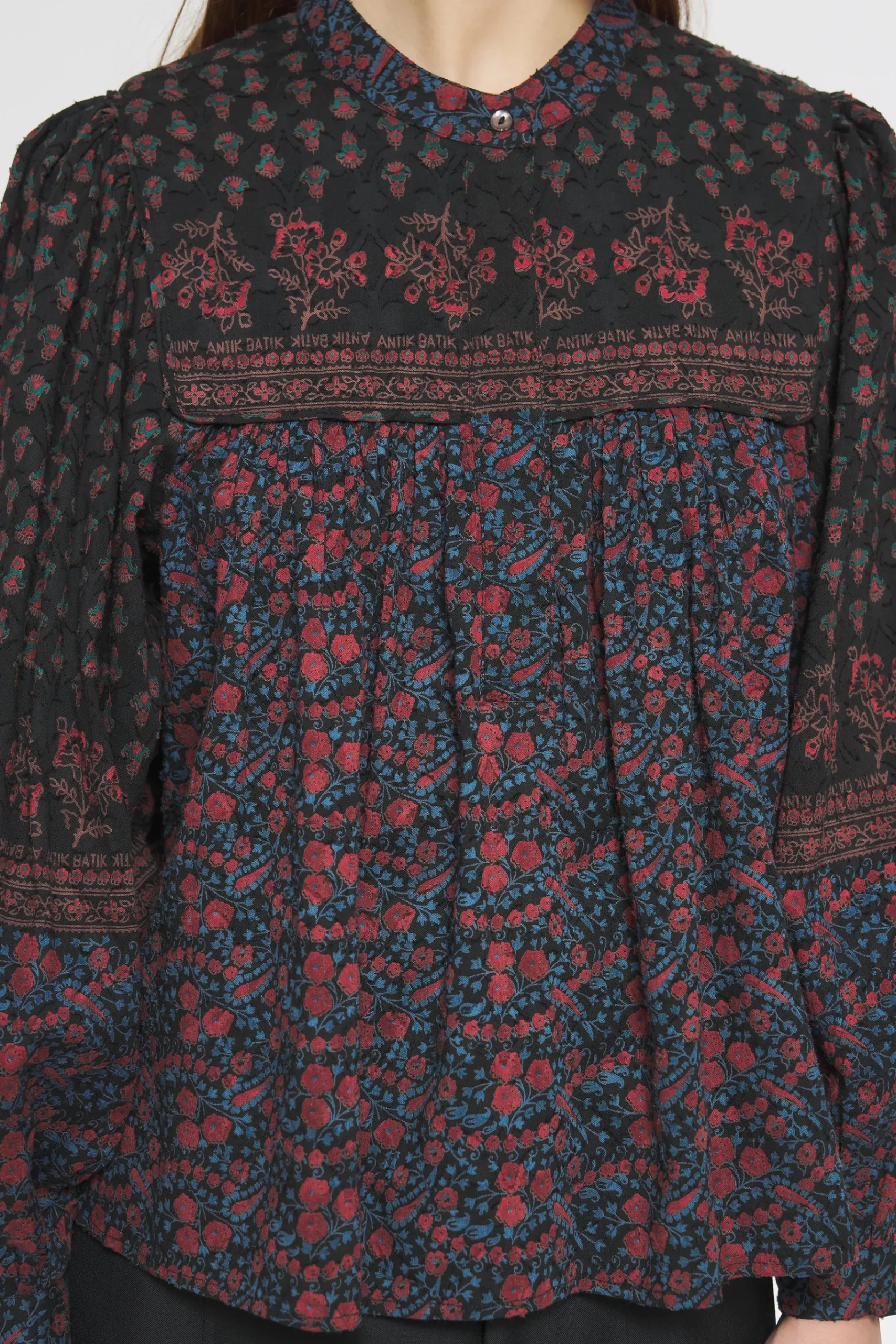 ANTIK BATIK Irina Print blouse Black Cheap