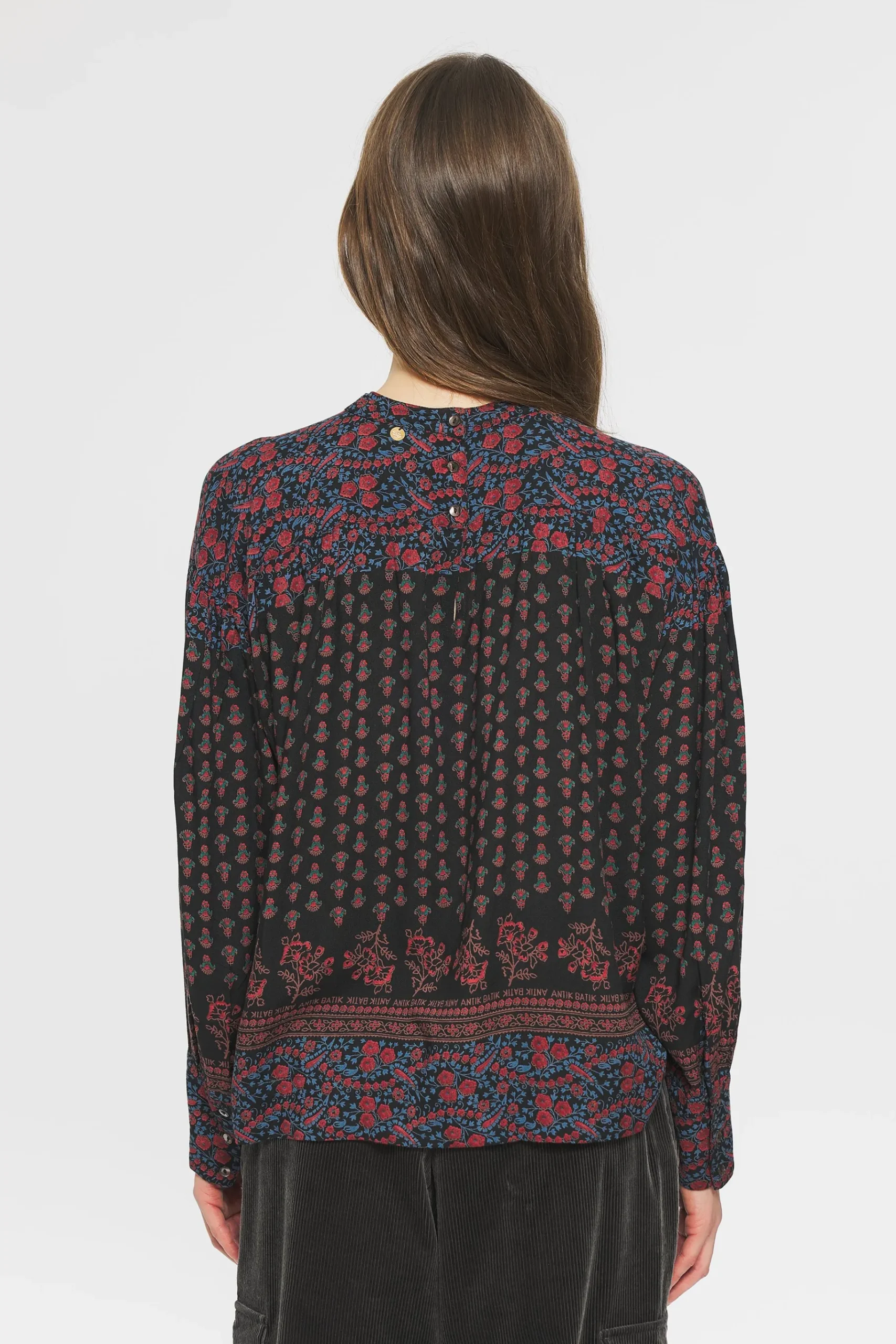 ANTIK BATIK Irina Print blouse Black Store