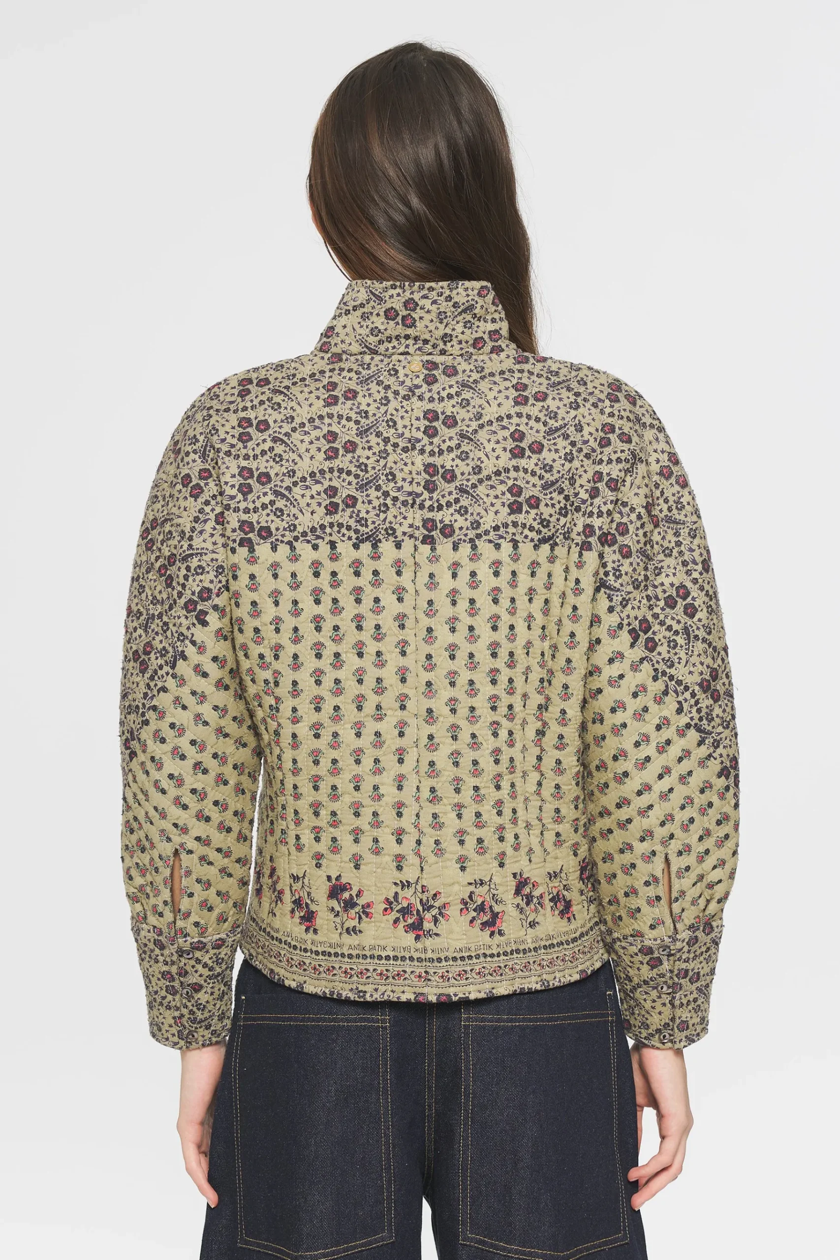 ANTIK BATIK Irina Print jacket Green Clearance