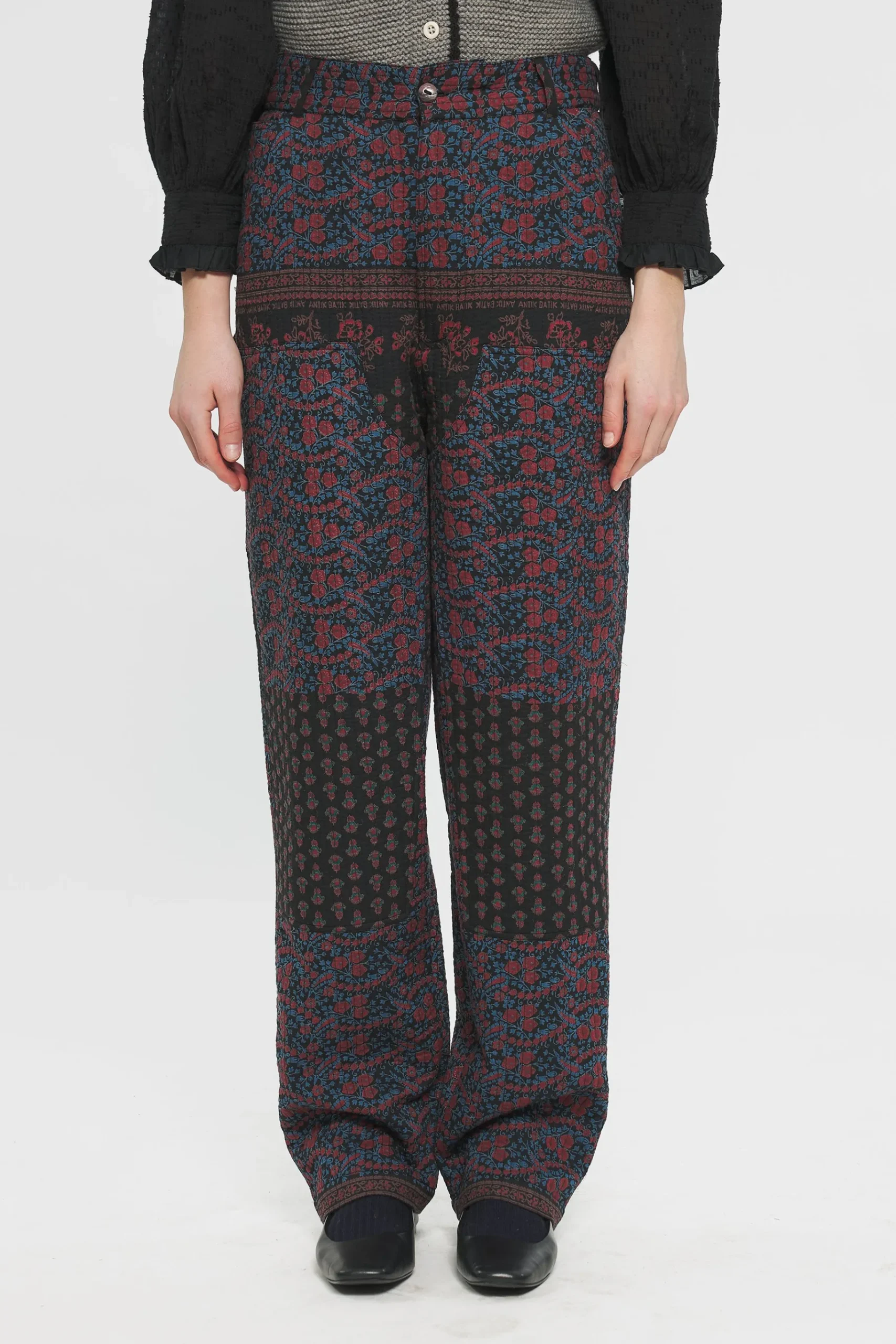 ANTIK BATIK Irina Print trousers Black Sale