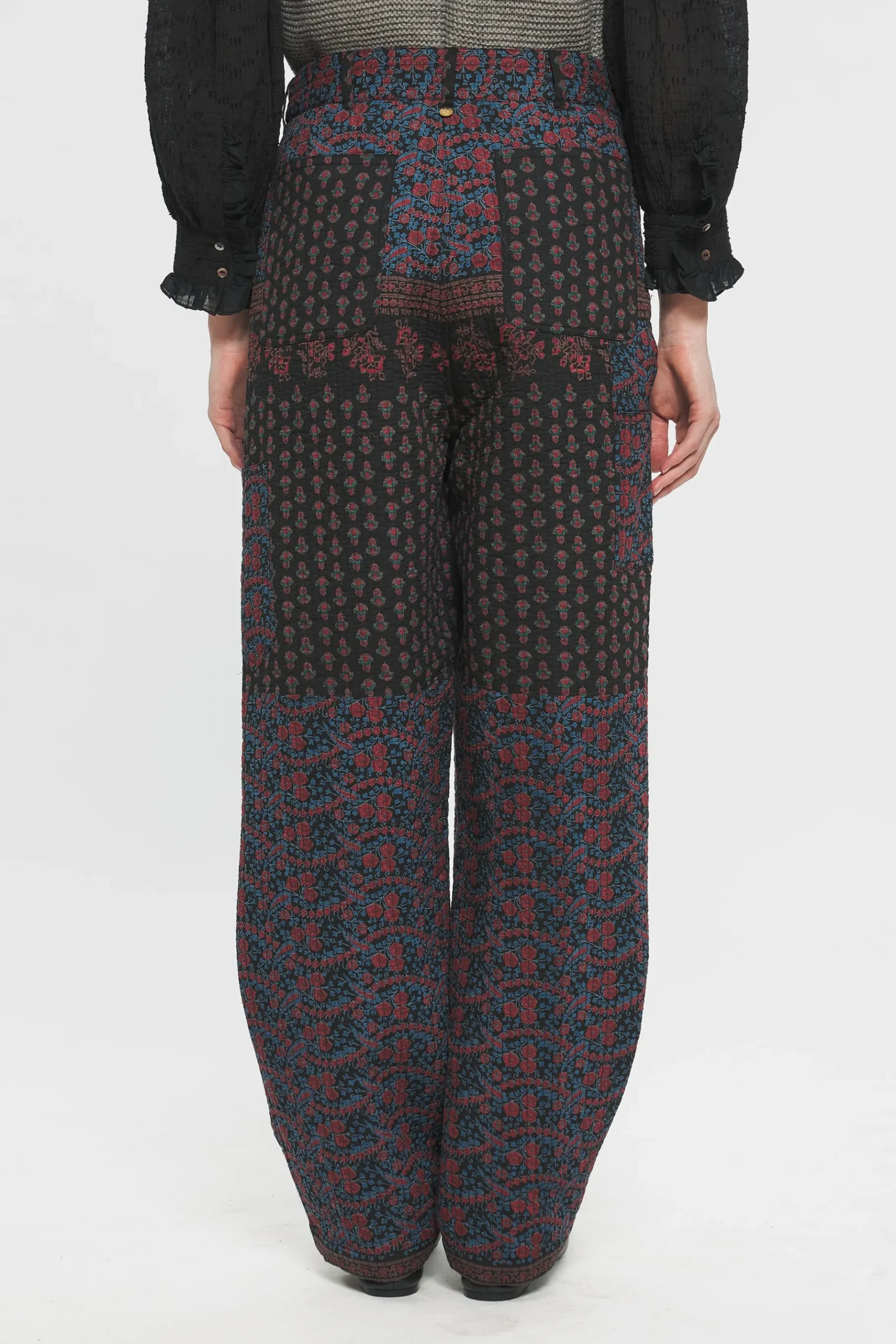ANTIK BATIK Irina Print trousers Black Sale