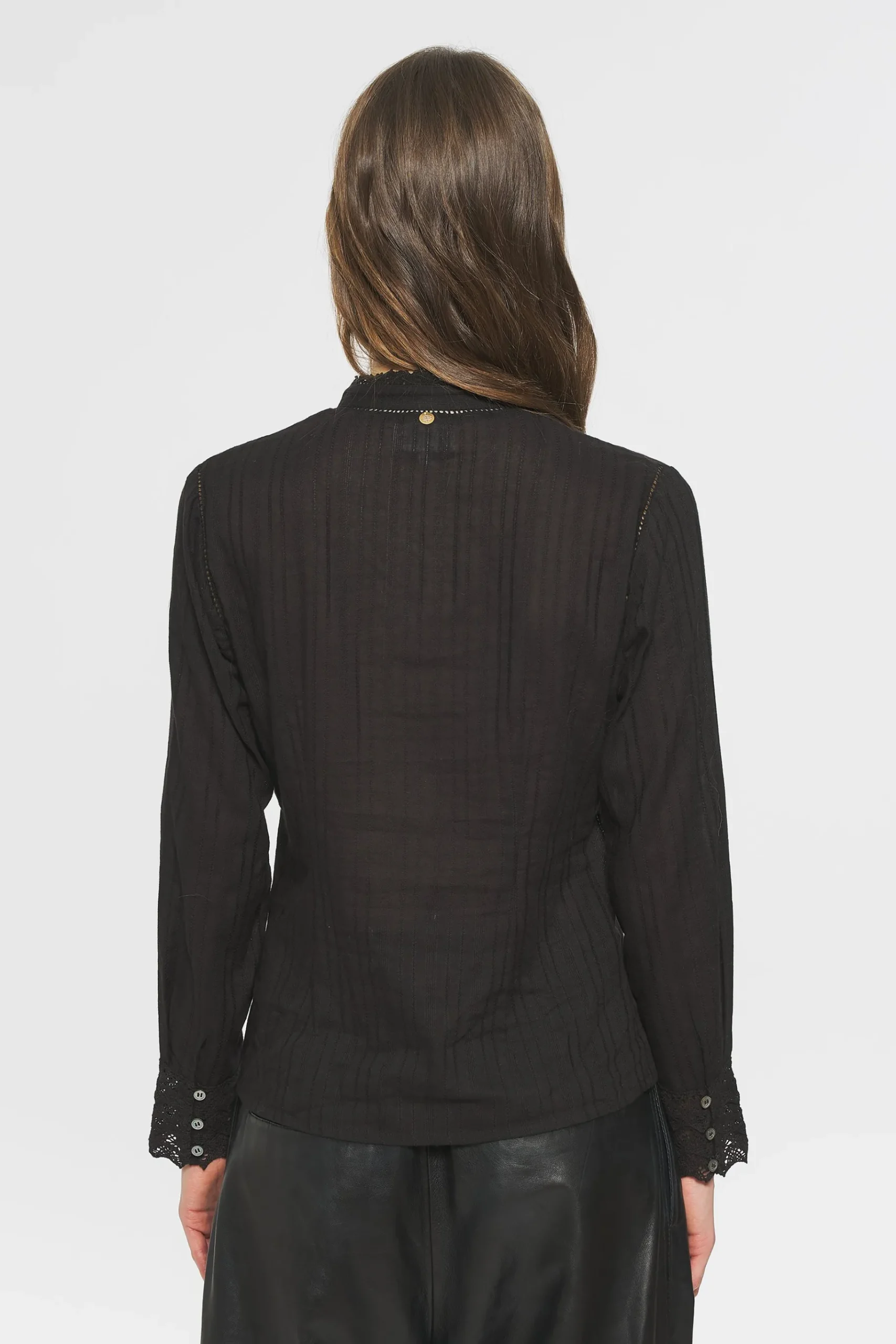 ANTIK BATIK Kiss Embroidered blouse Black Outlet