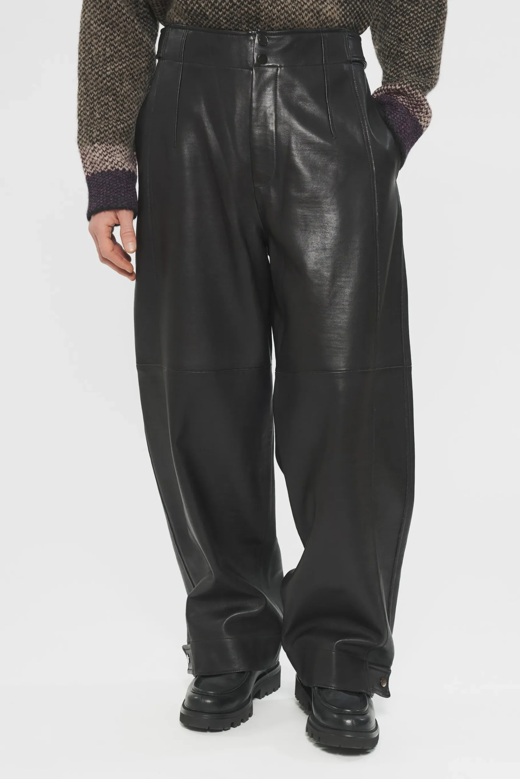 ANTIK BATIK Leather trousers Tom Cheap