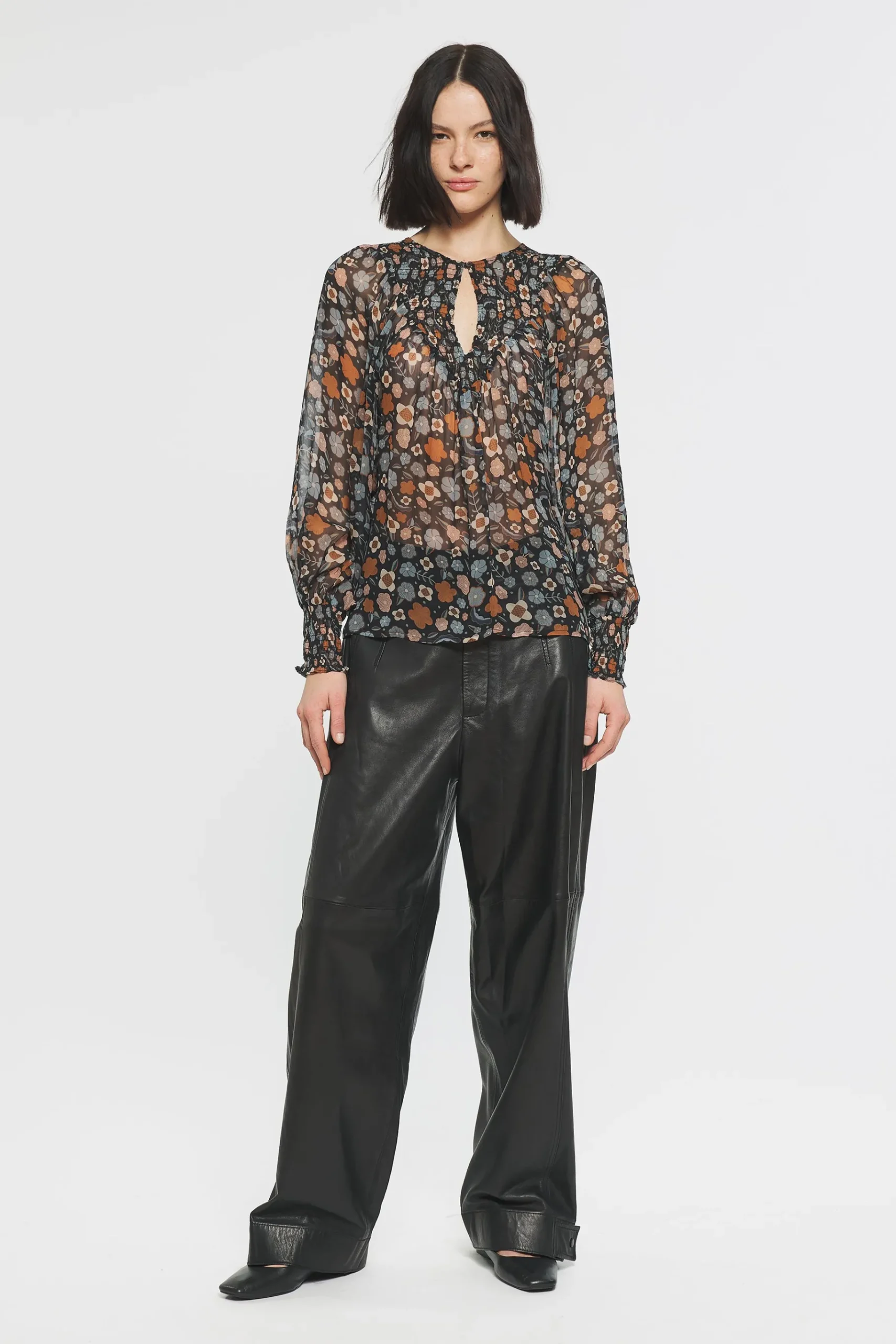 ANTIK BATIK Leila Print blouse New