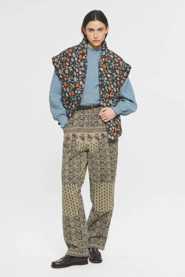 ANTIK BATIK Leo Print gilet Sale