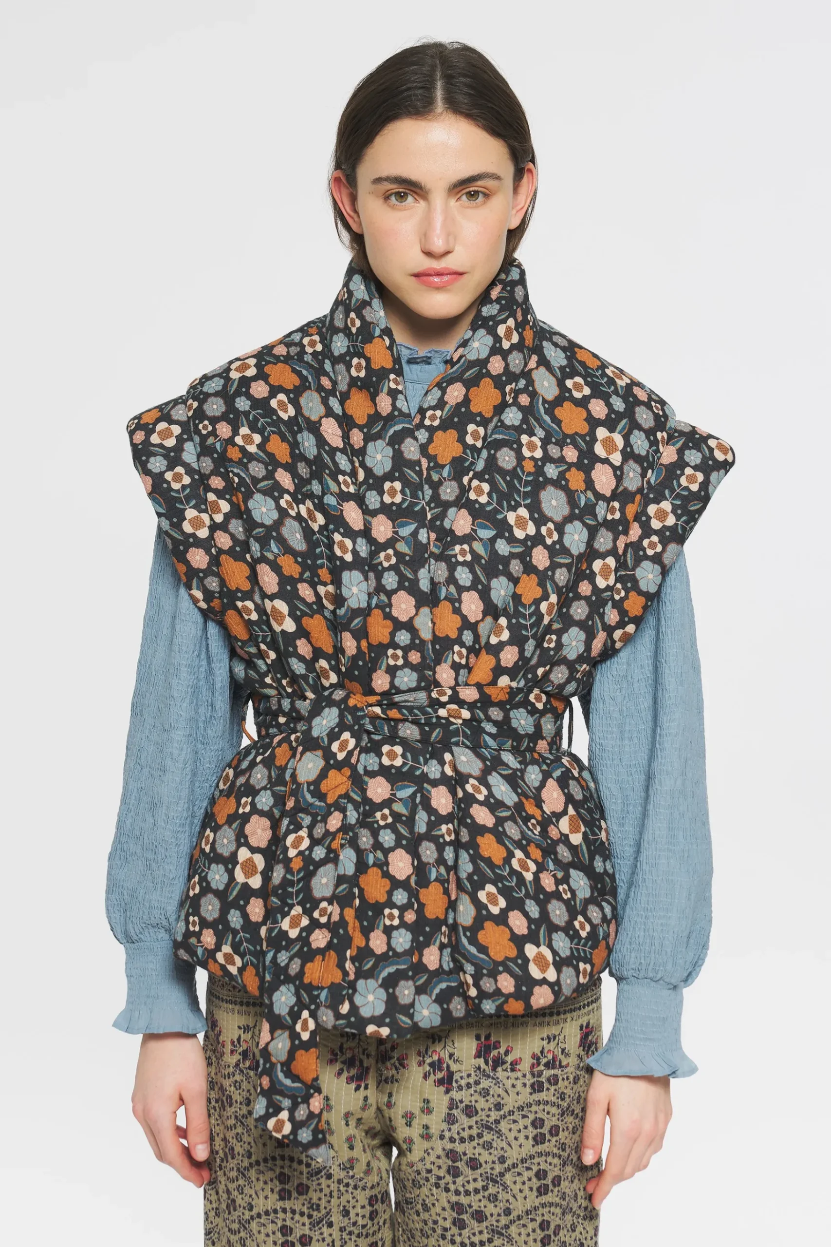 ANTIK BATIK Leo Print gilet Sale