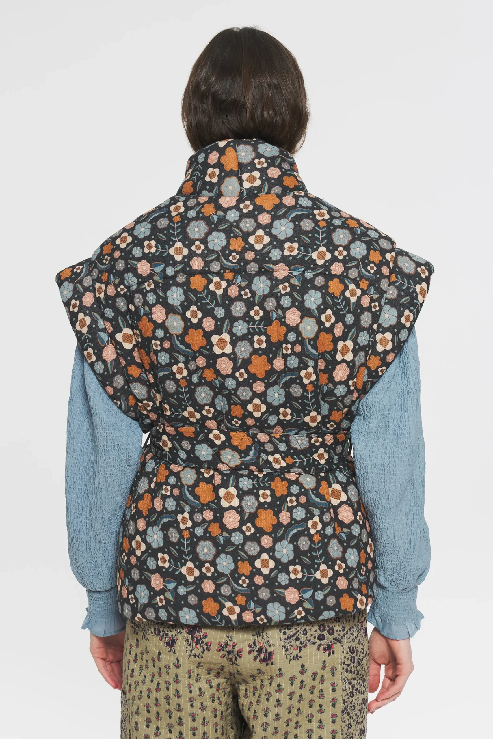 ANTIK BATIK Leo Print gilet Sale