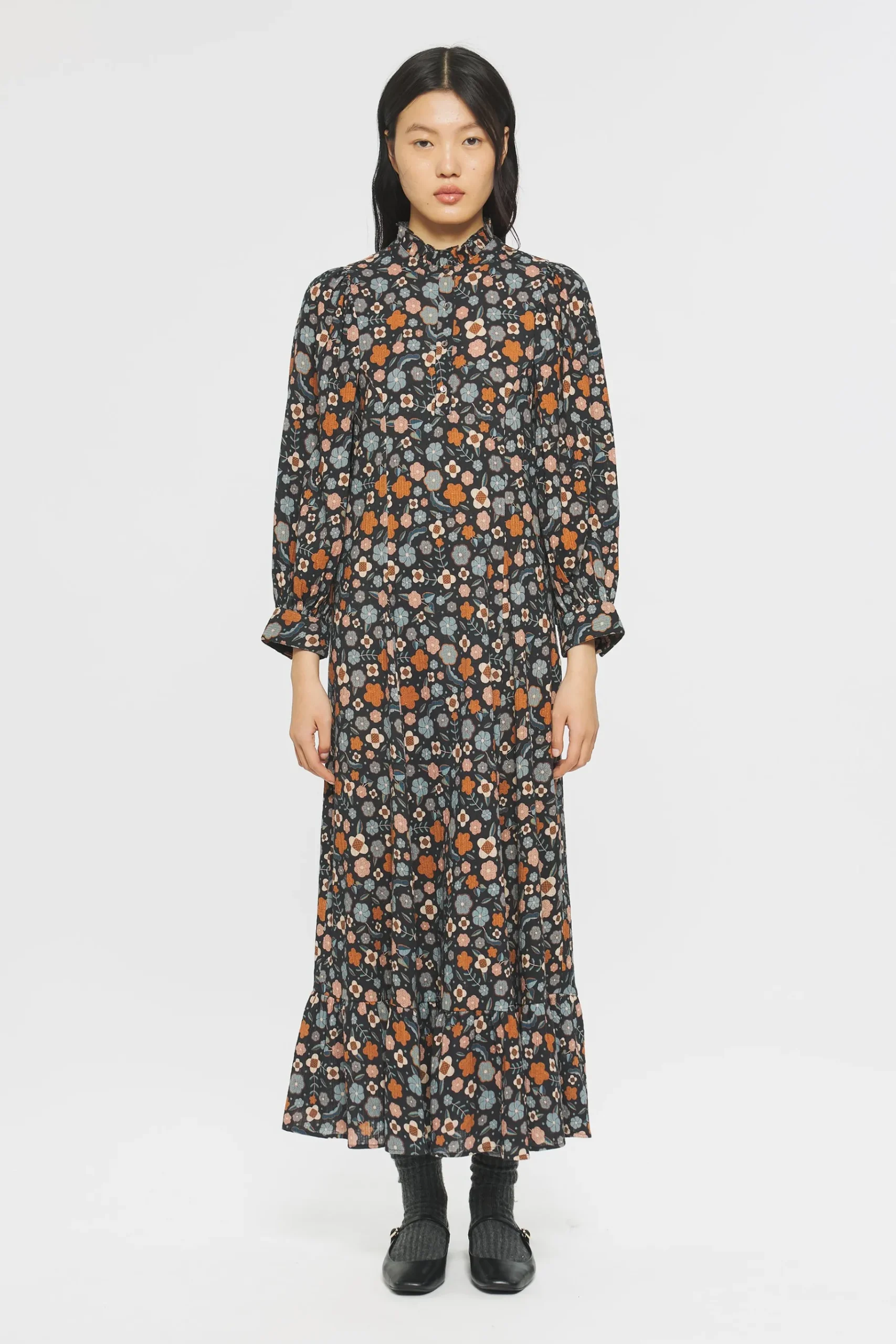 ANTIK BATIK Leo Print maxi dress New