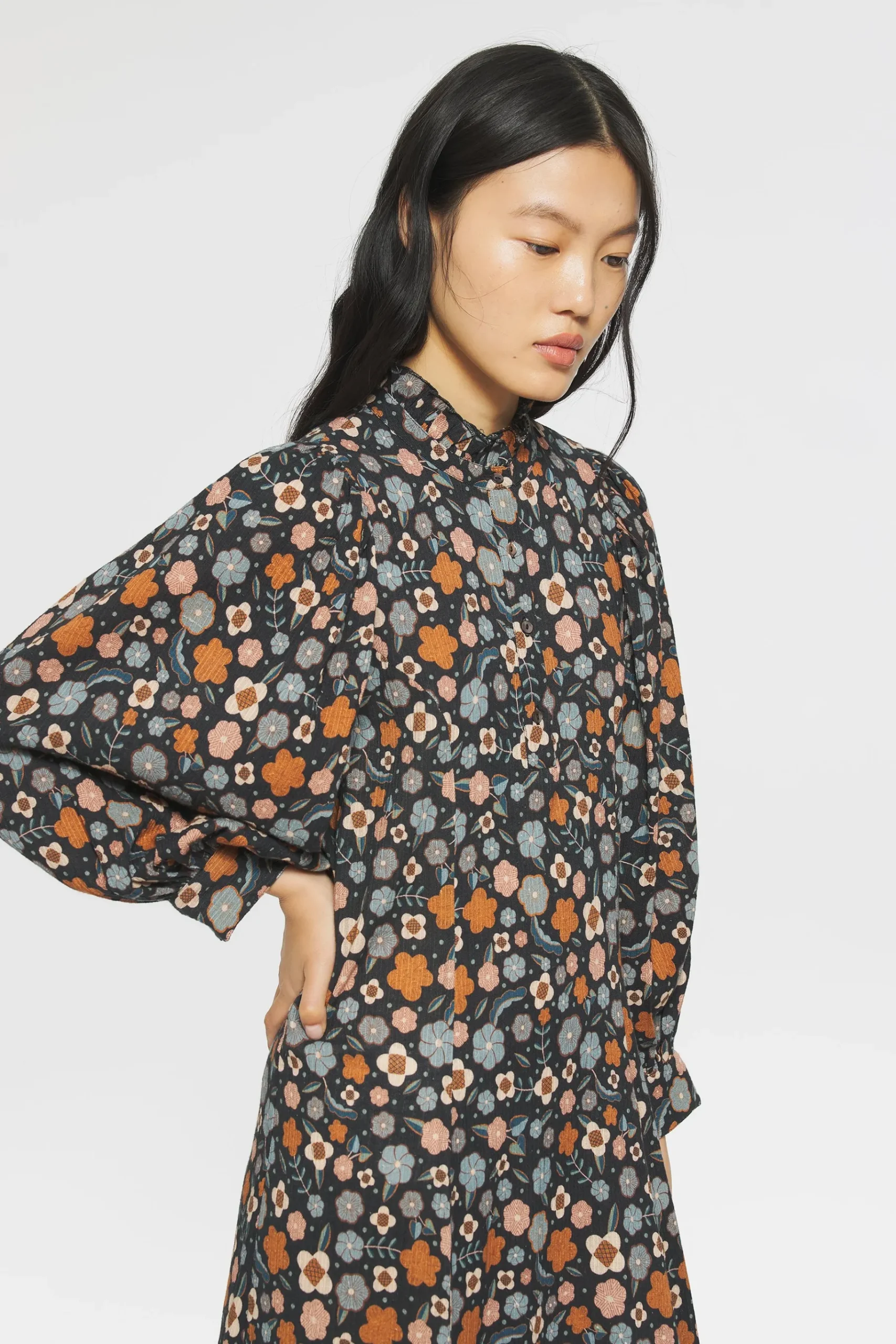 ANTIK BATIK Leo Print maxi dress New