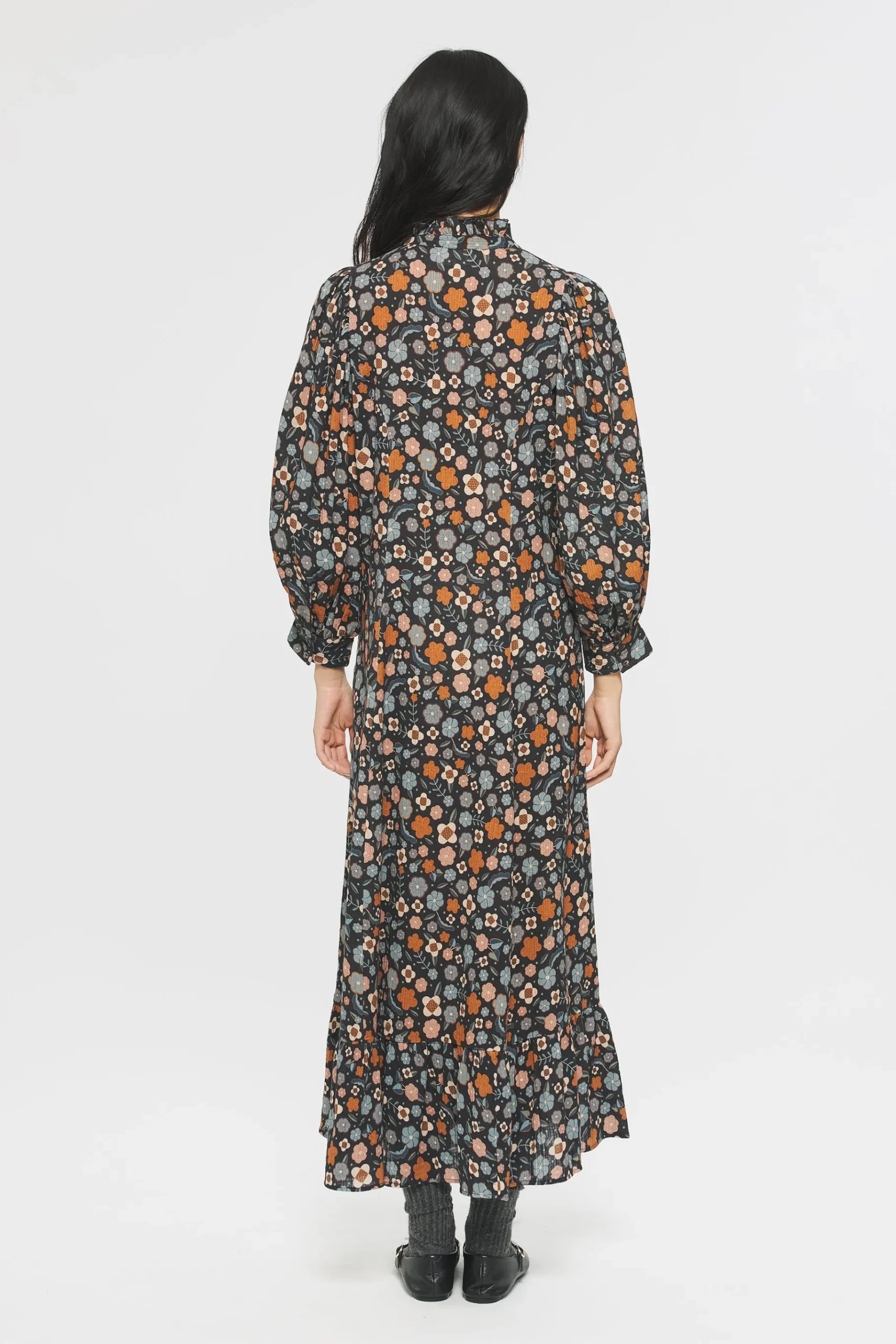 ANTIK BATIK Leo Print maxi dress New