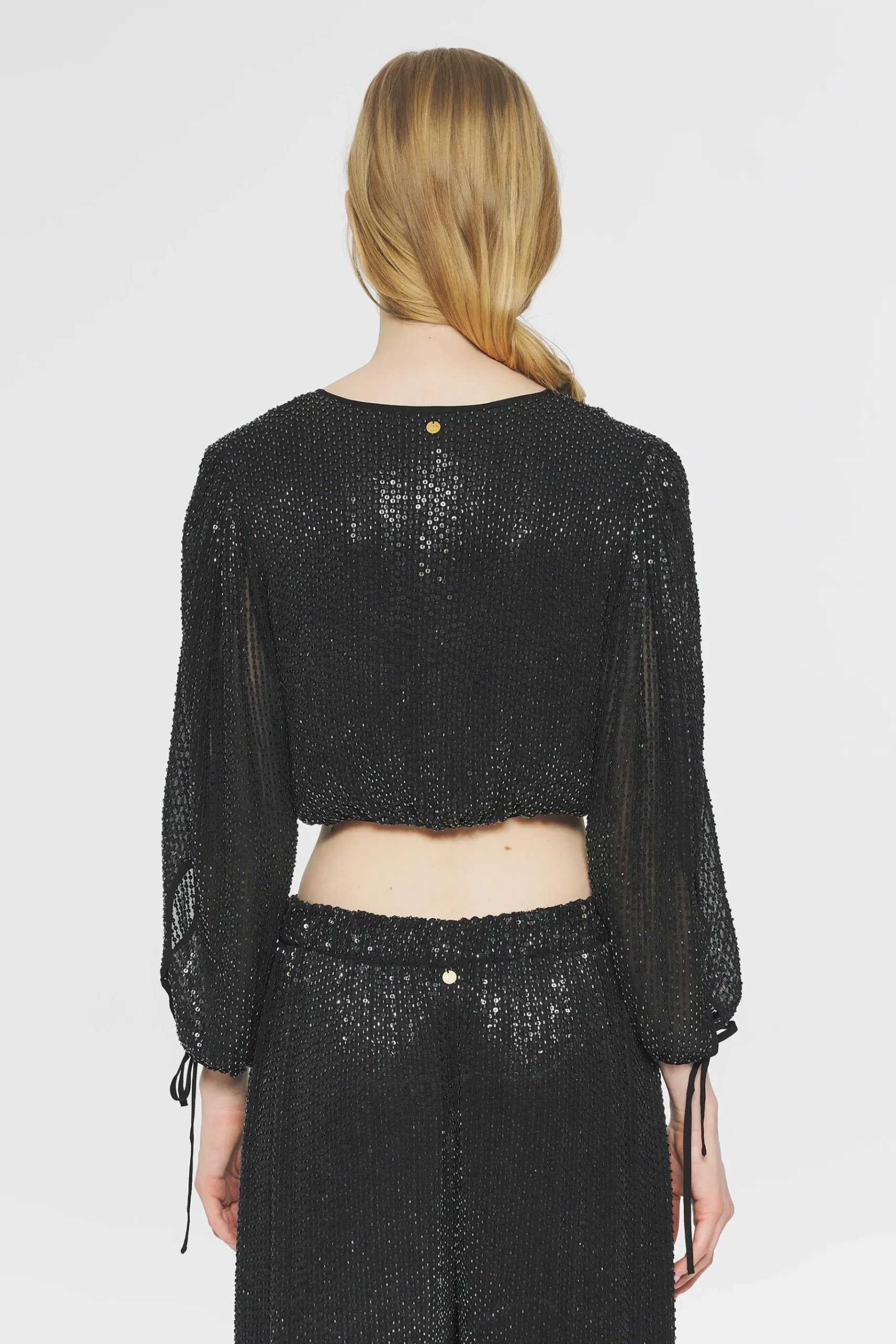 ANTIK BATIK Lune Sequin crop top Best
