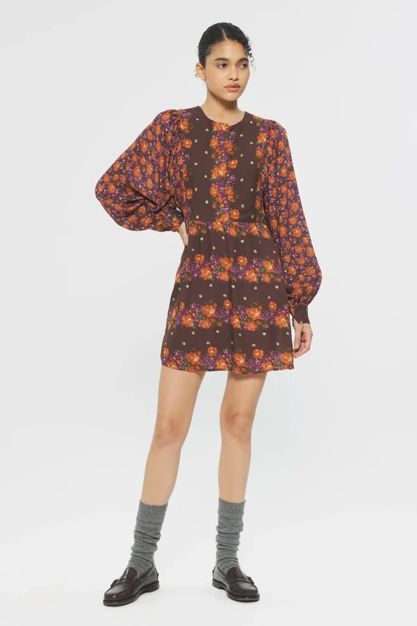 ANTIK BATIK Magalie Print mini dress Hot