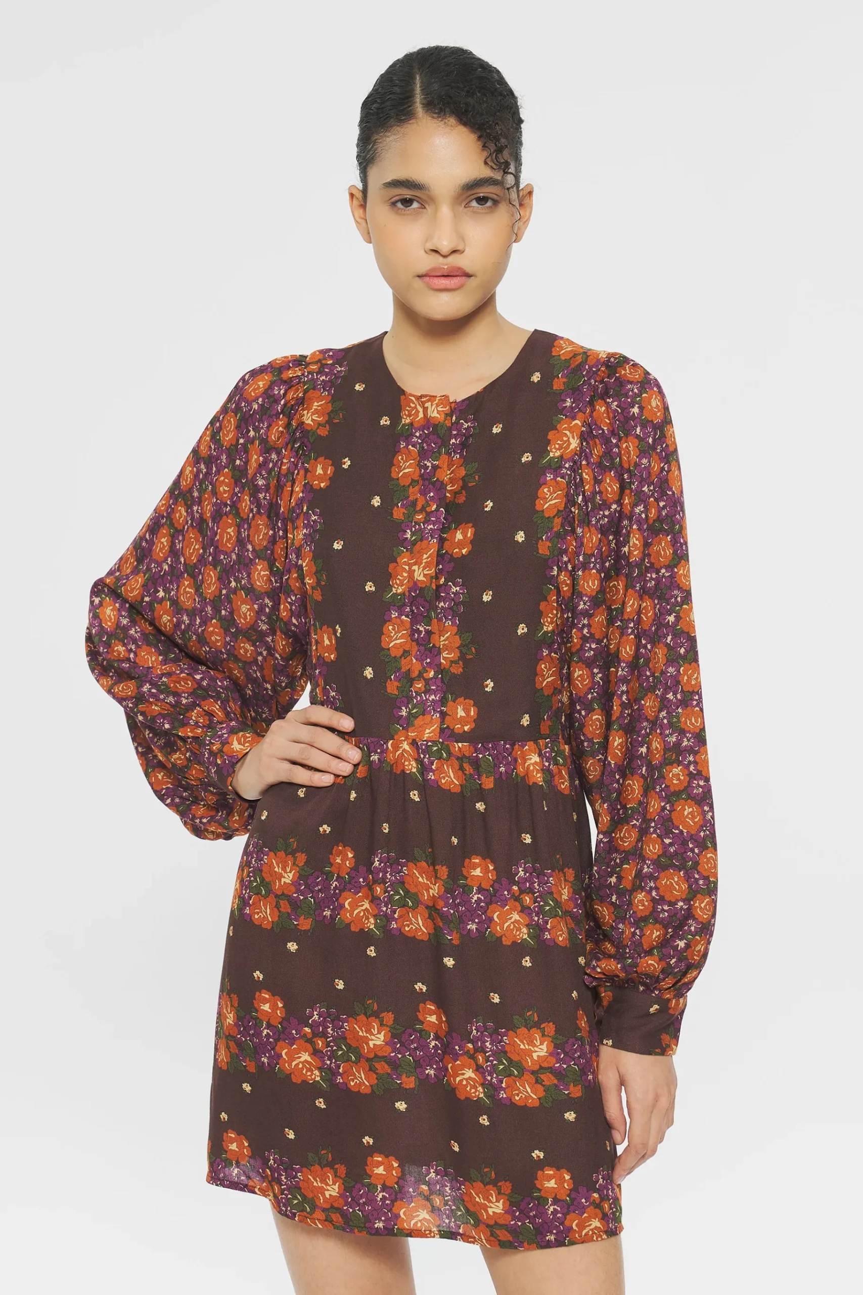 ANTIK BATIK Magalie Print mini dress Hot