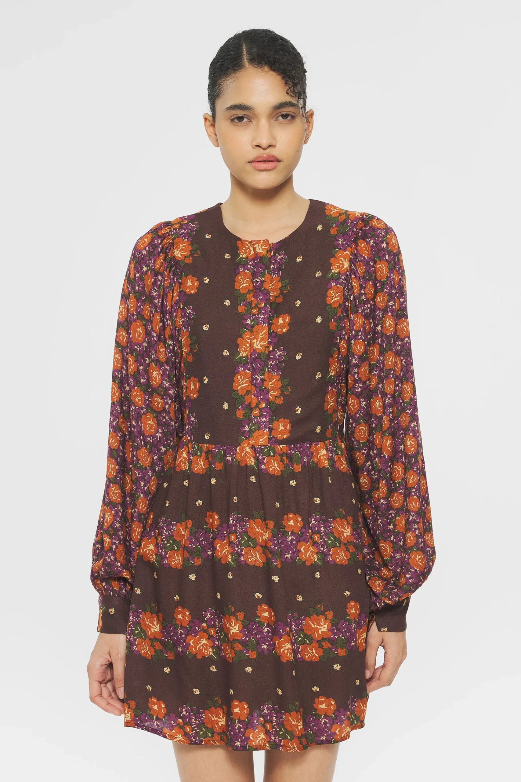 ANTIK BATIK Magalie Print mini dress Hot
