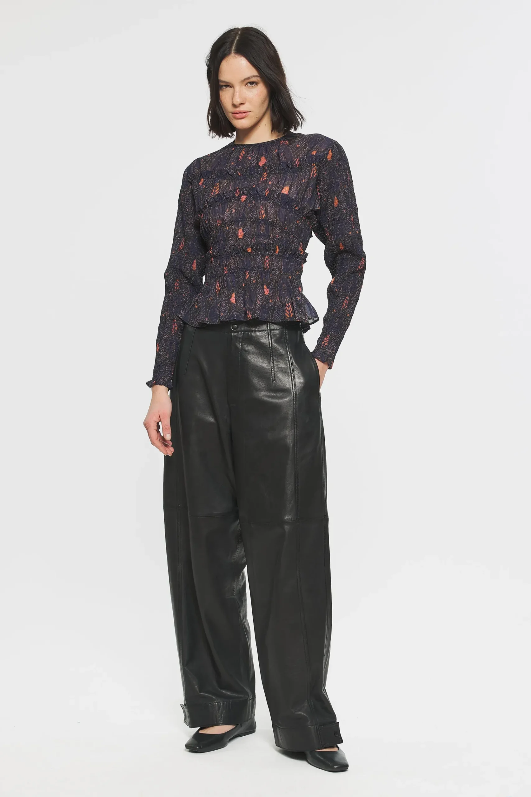 ANTIK BATIK Mani Print blouse Blue Best